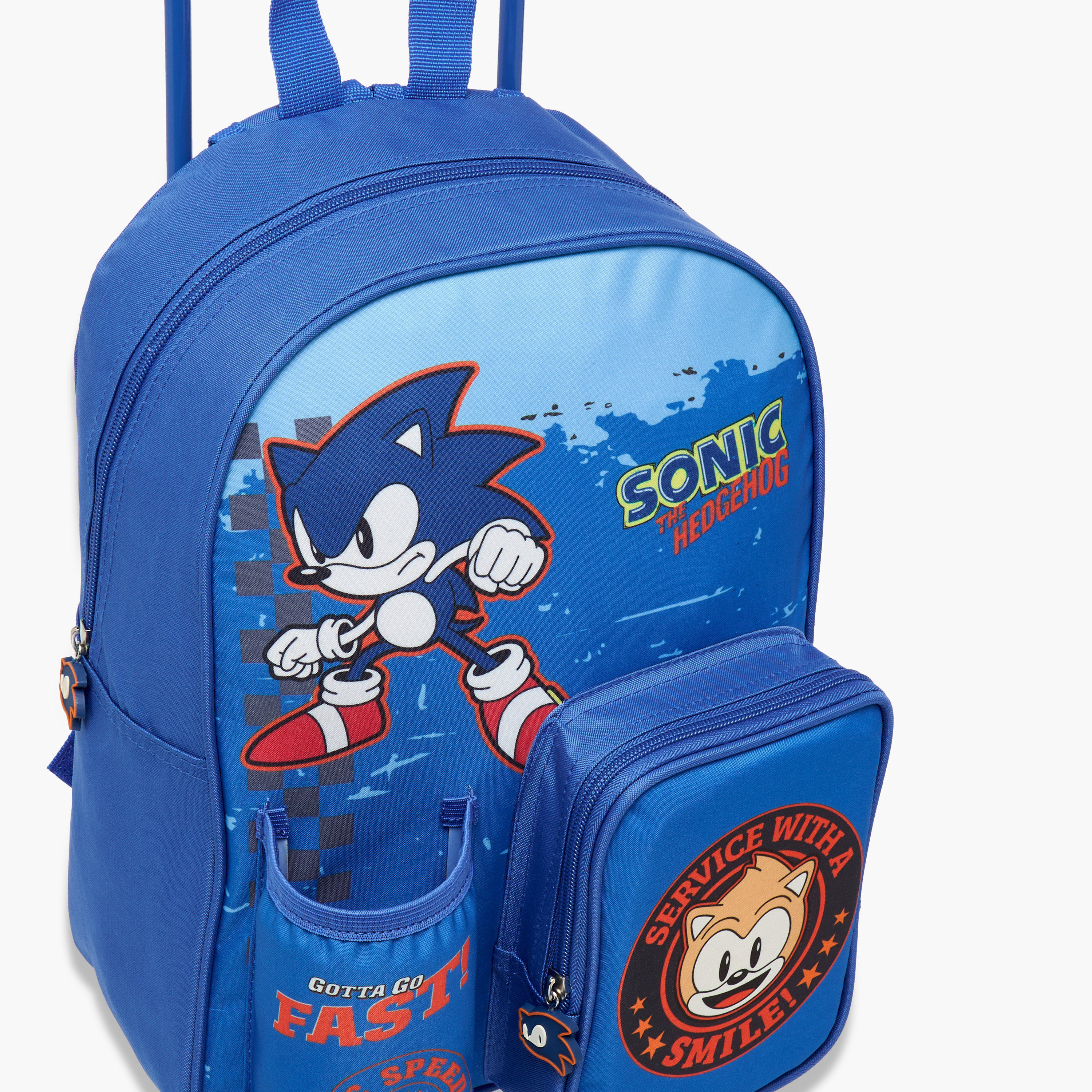 Sonic Printed 3-Piece Trolley Backpack Set - 14 inches-school-bagsandbackpacks-trolleybags-image-12