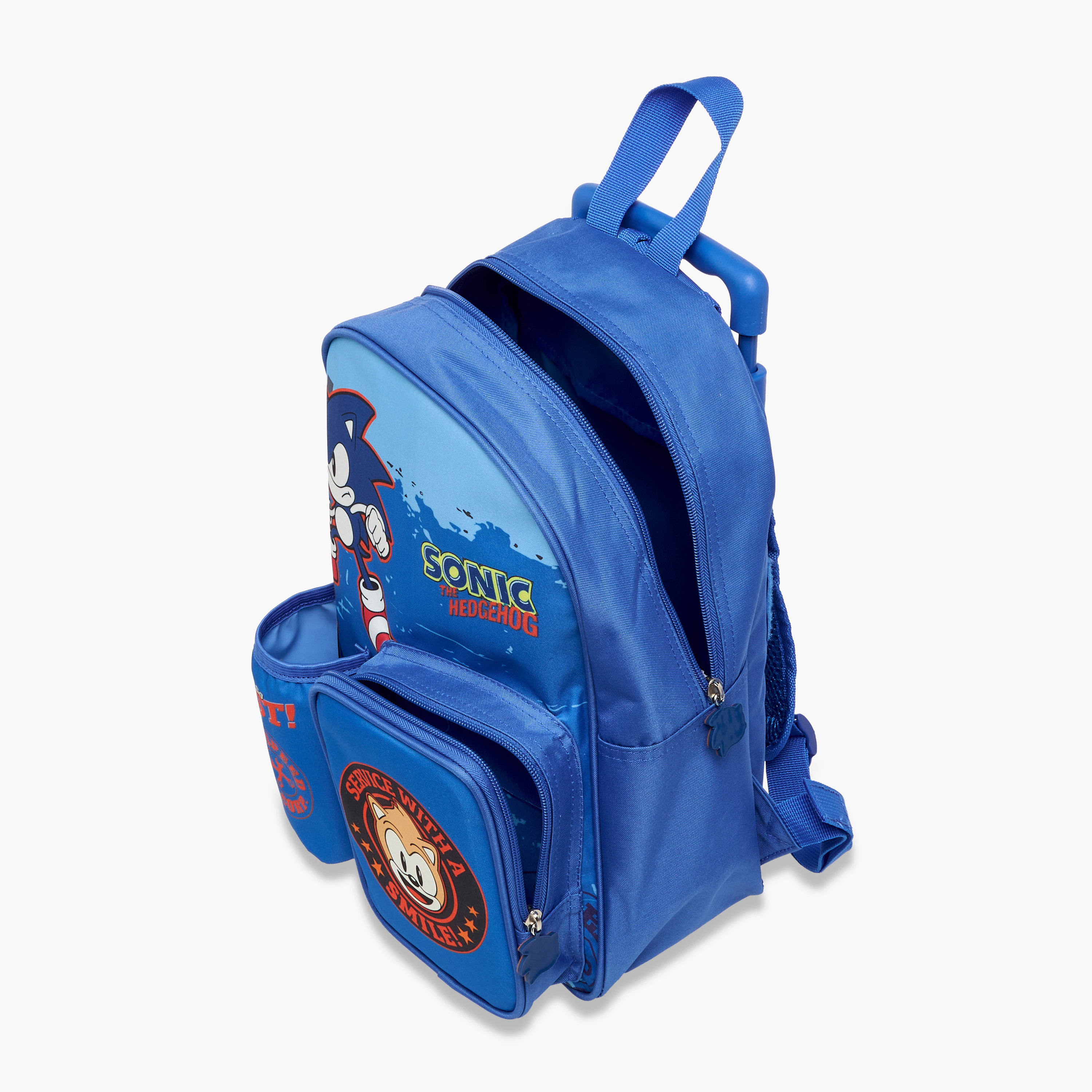 Sonic Printed 3-Piece Trolley Backpack Set - 14 inches-school-bagsandbackpacks-trolleybags-image-18