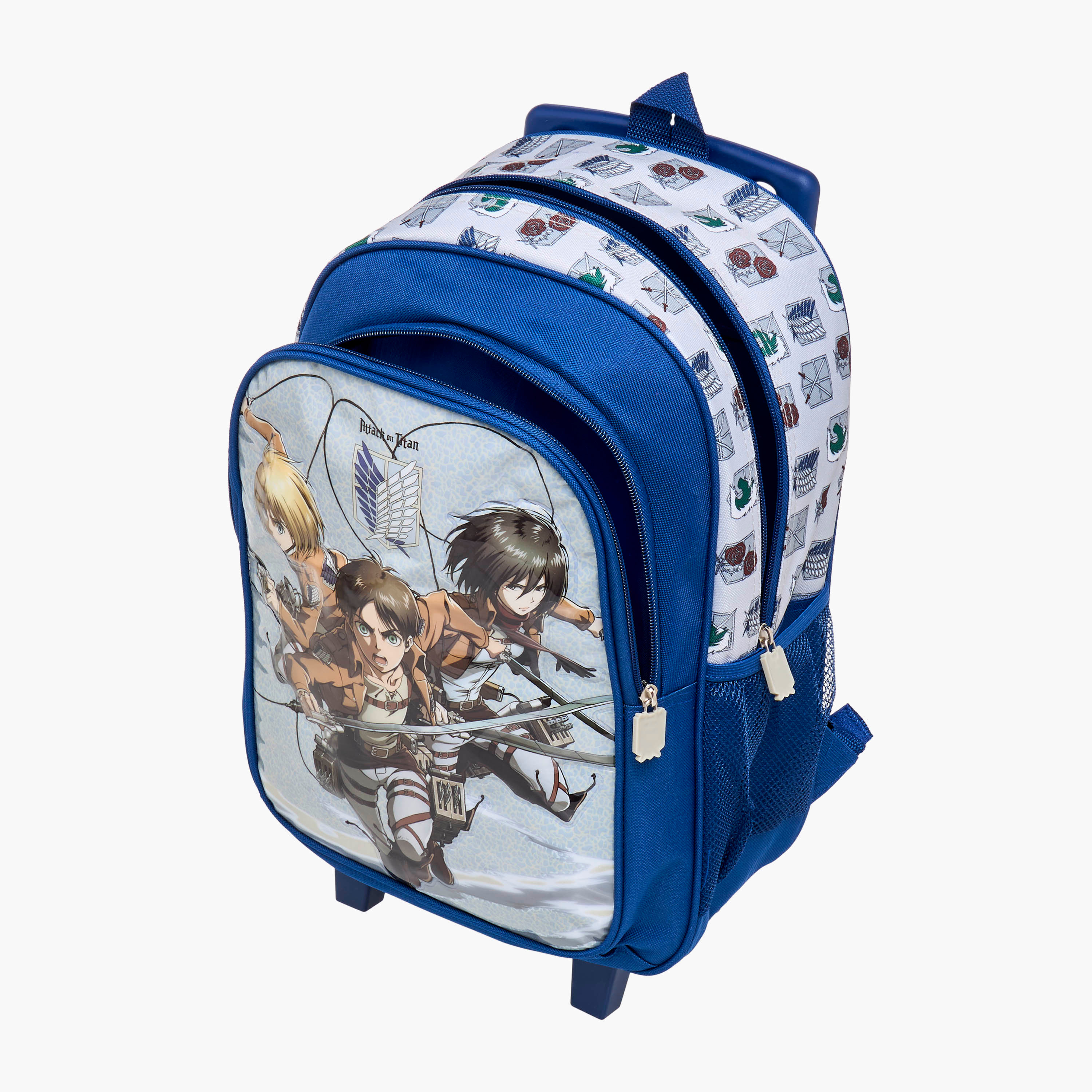 Kodansha 3-Piece Attack On Titan Print Trolley Backpack Set - 16 inches-school-bagsandbackpacks-trolleybags-image-13
