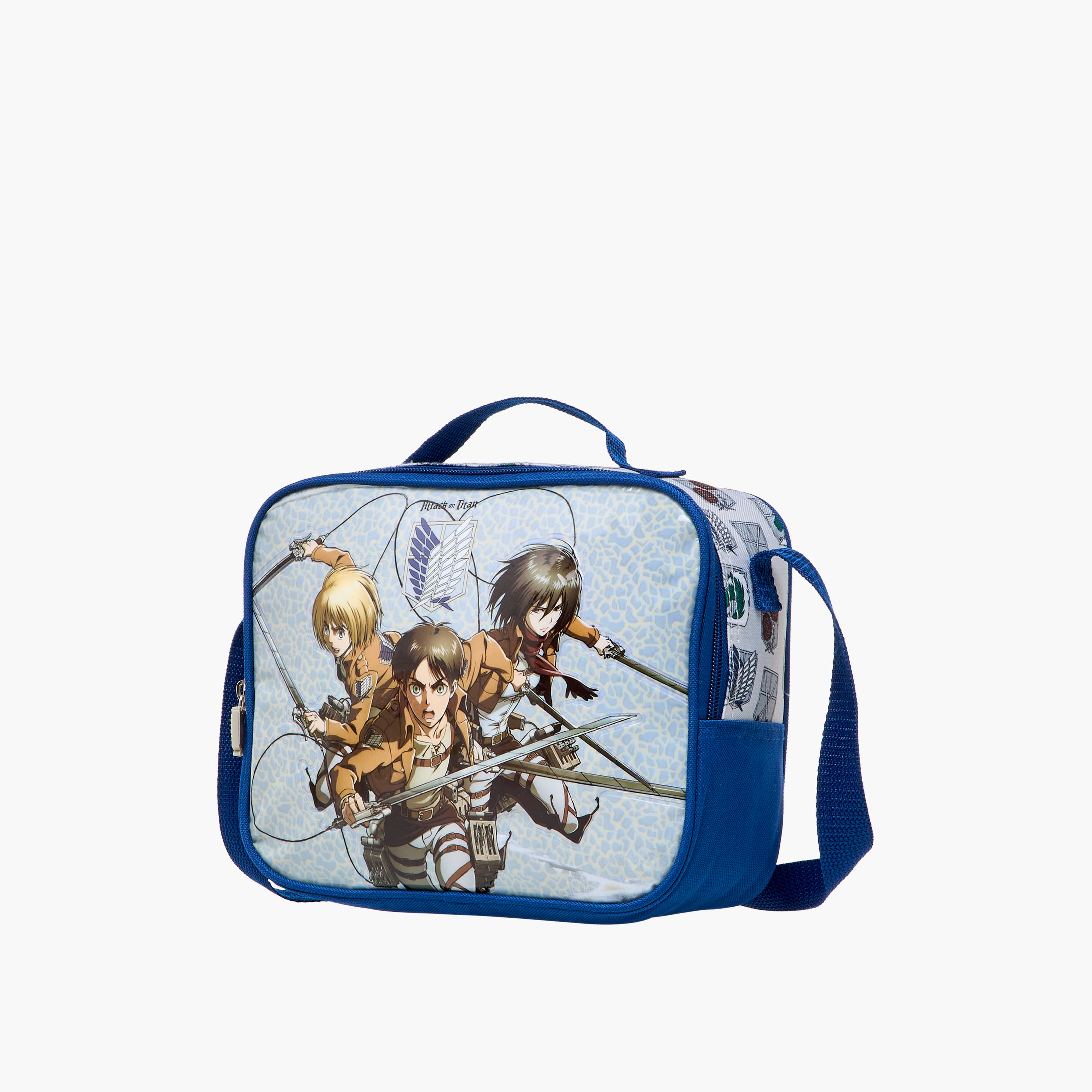 Kodansha 3-Piece Attack On Titan Print Trolley Backpack Set - 16 inches-school-bagsandbackpacks-trolleybags-image-16
