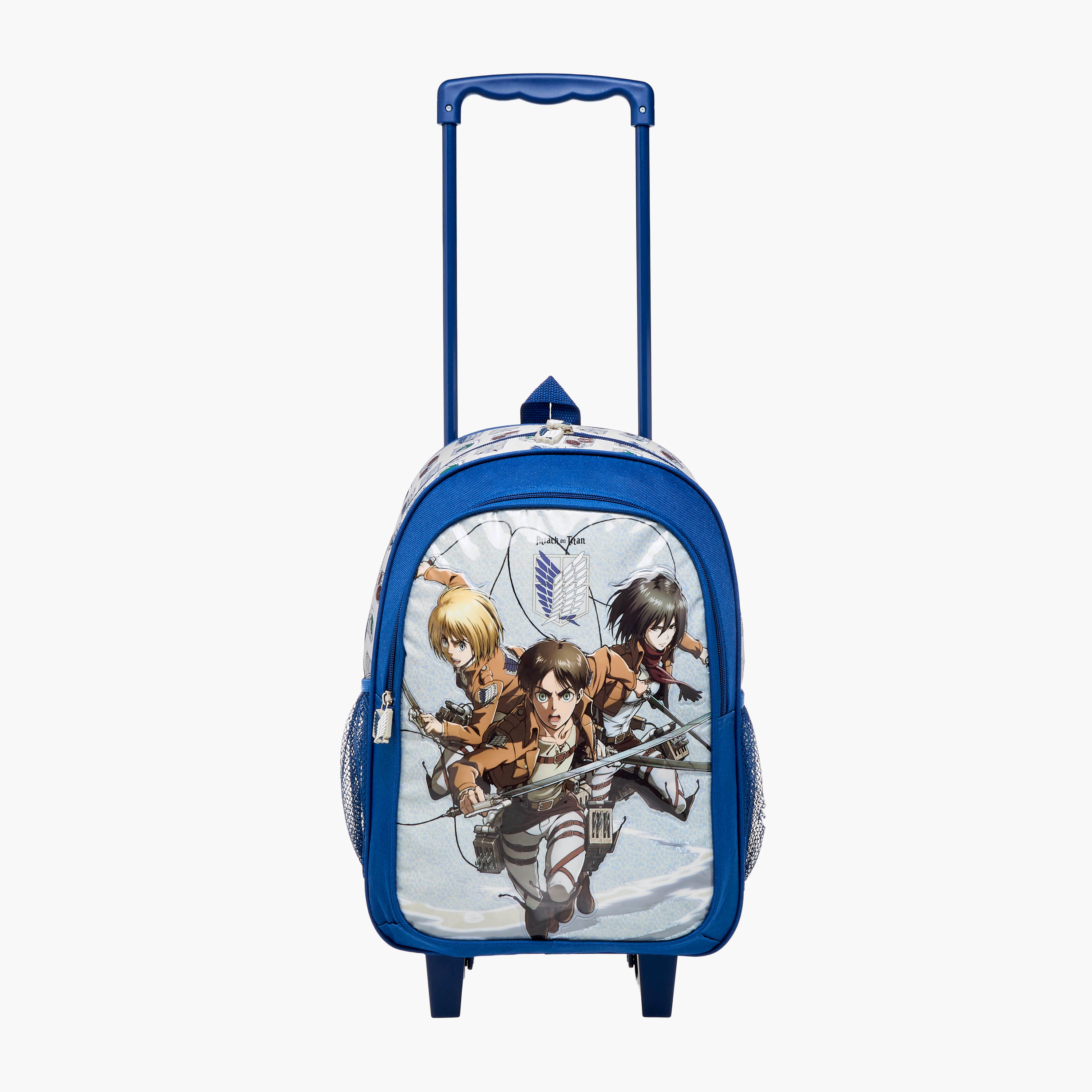 Kodansha 3-Piece Attack On Titan Print Trolley Backpack Set - 16 inches-school-bagsandbackpacks-trolleybags-image-3