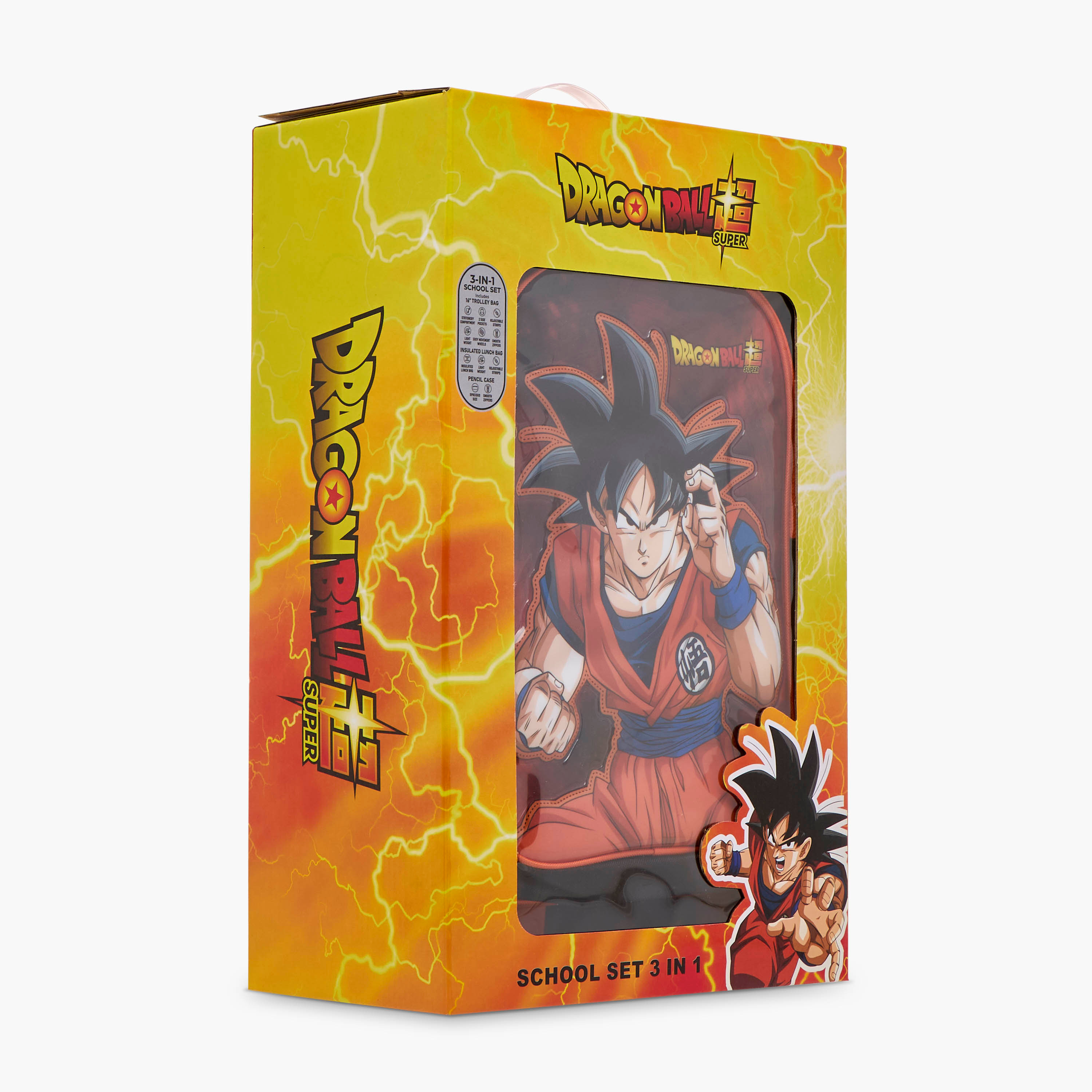 Kodansha 3-Piece Dragon Ball Z Print Trolley Backpack Set - 16 inches-school-bagsandbackpacks-trolleybags-image-22