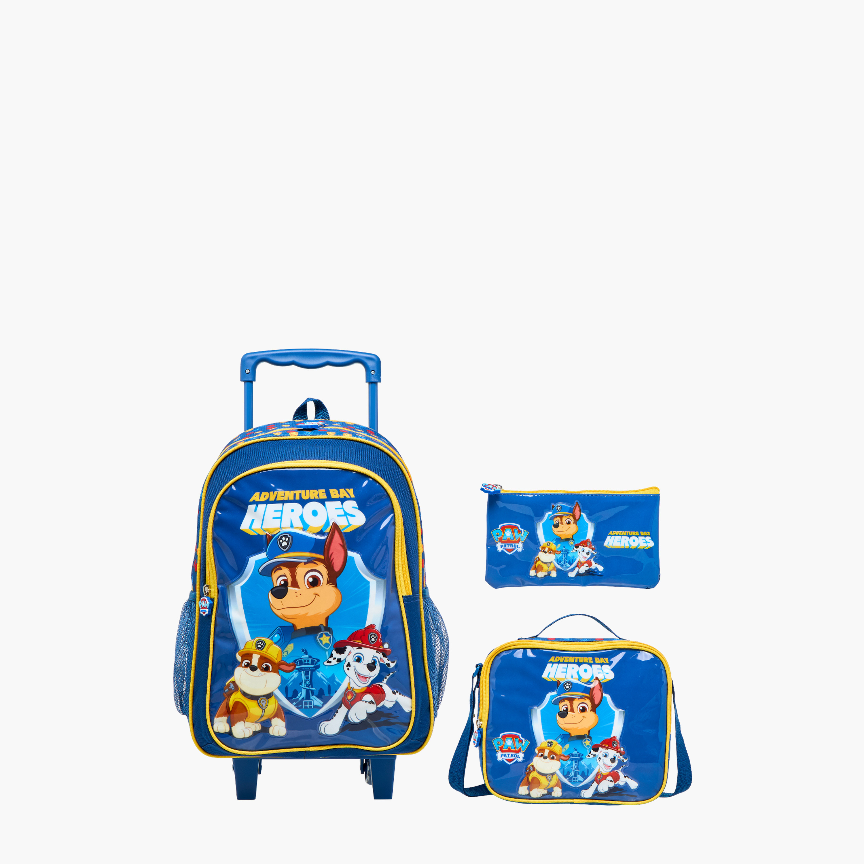 PAW Patrol Print 3-Piece Trolley Backpack Set - 16 inches-school-bagsandbackpacks-trolleybags-image-1