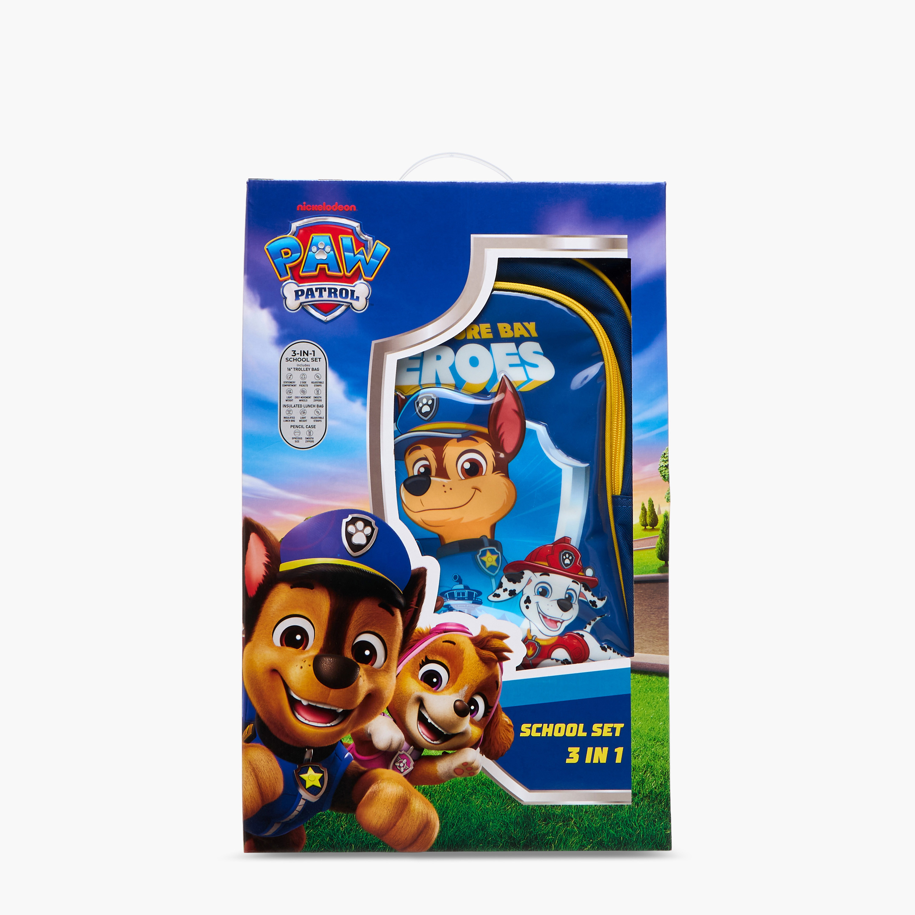 PAW Patrol Print 3-Piece Trolley Backpack Set - 16 inches-school-bagsandbackpacks-trolleybags-image-23