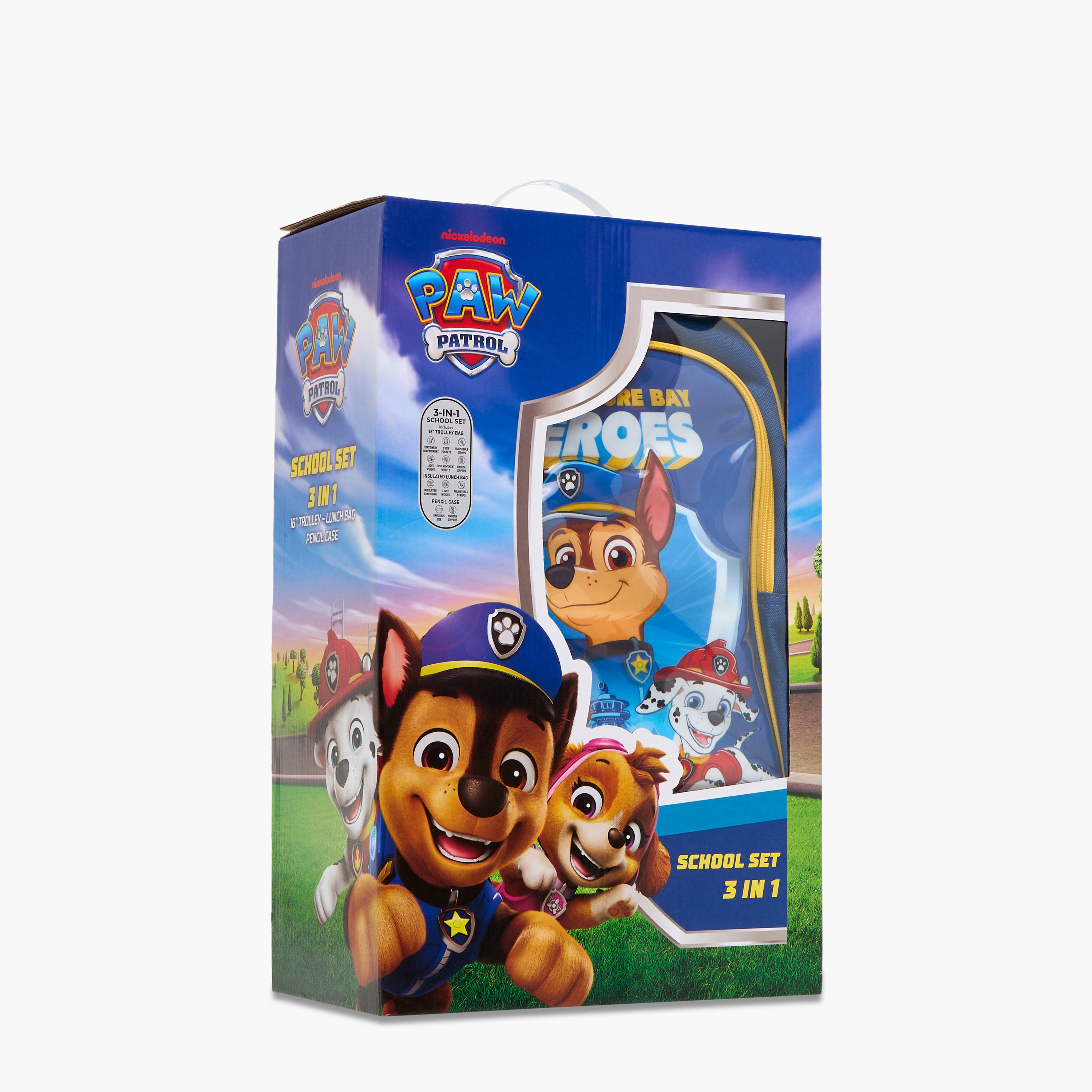 PAW Patrol Print 3-Piece Trolley Backpack Set - 16 inches-school-bagsandbackpacks-trolleybags-image-24