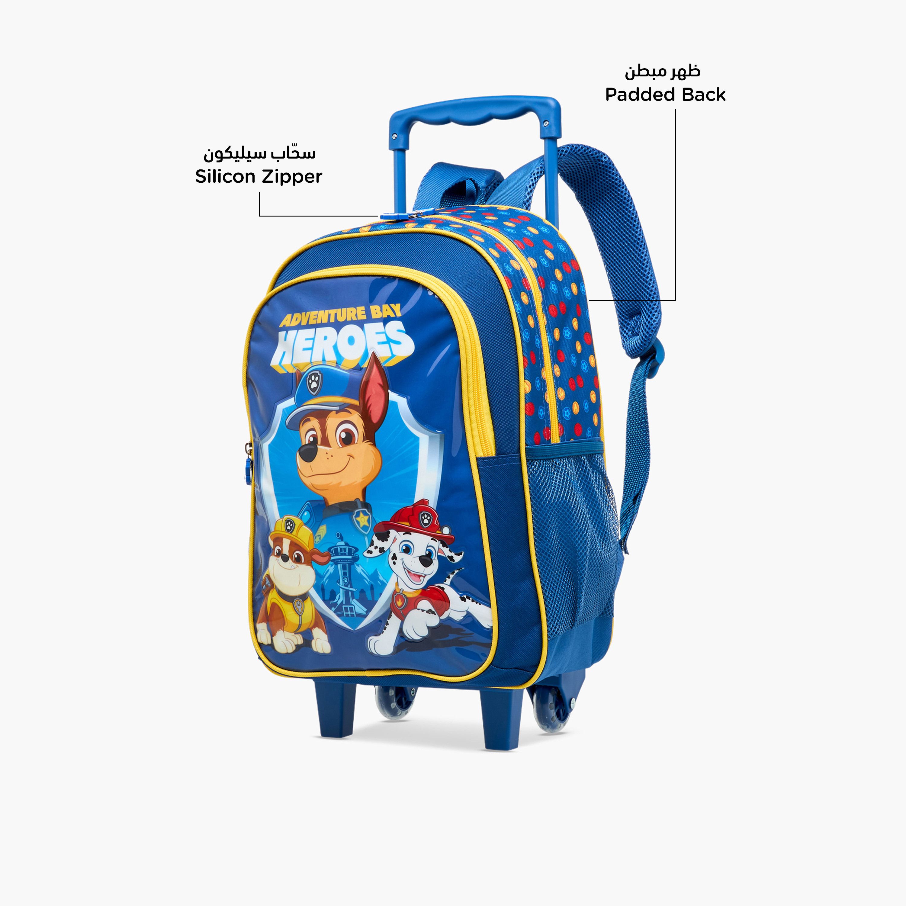 PAW Patrol Print 3-Piece Trolley Backpack Set - 16 inches-school-bagsandbackpacks-trolleybags-image-7