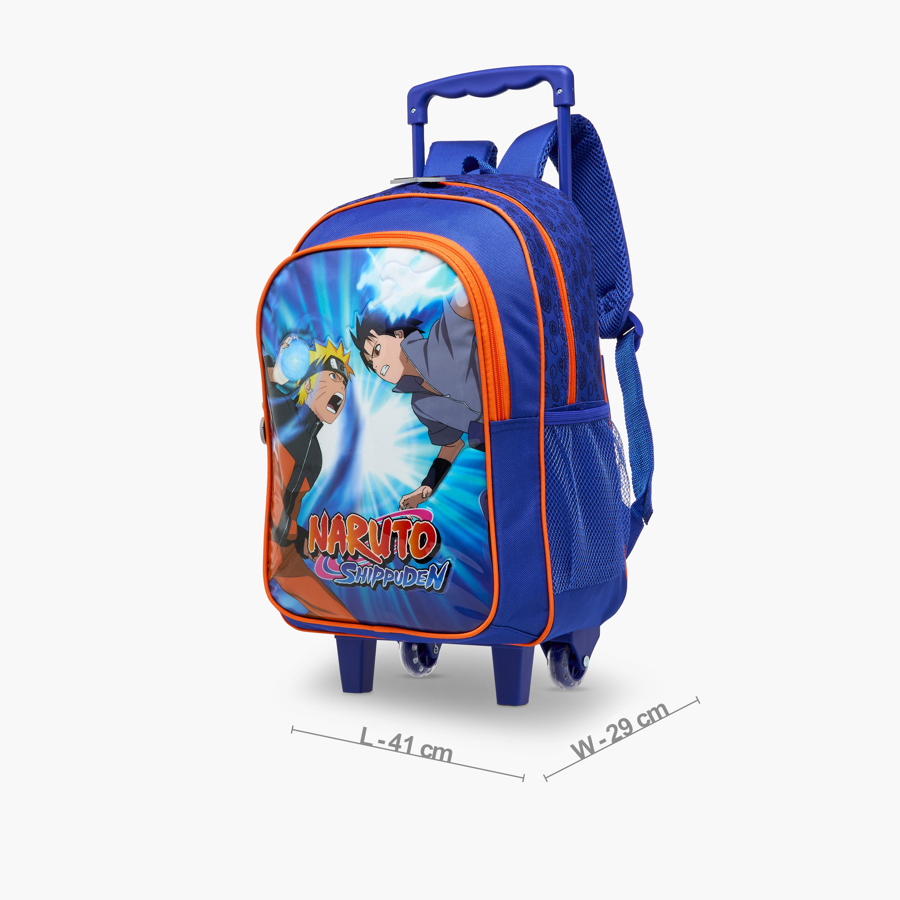 TV Tokyo Naruto Print 3-Piece Trolley Backpack Set - 16 inches-school-bagsandbackpacks-trolleybags-image-5