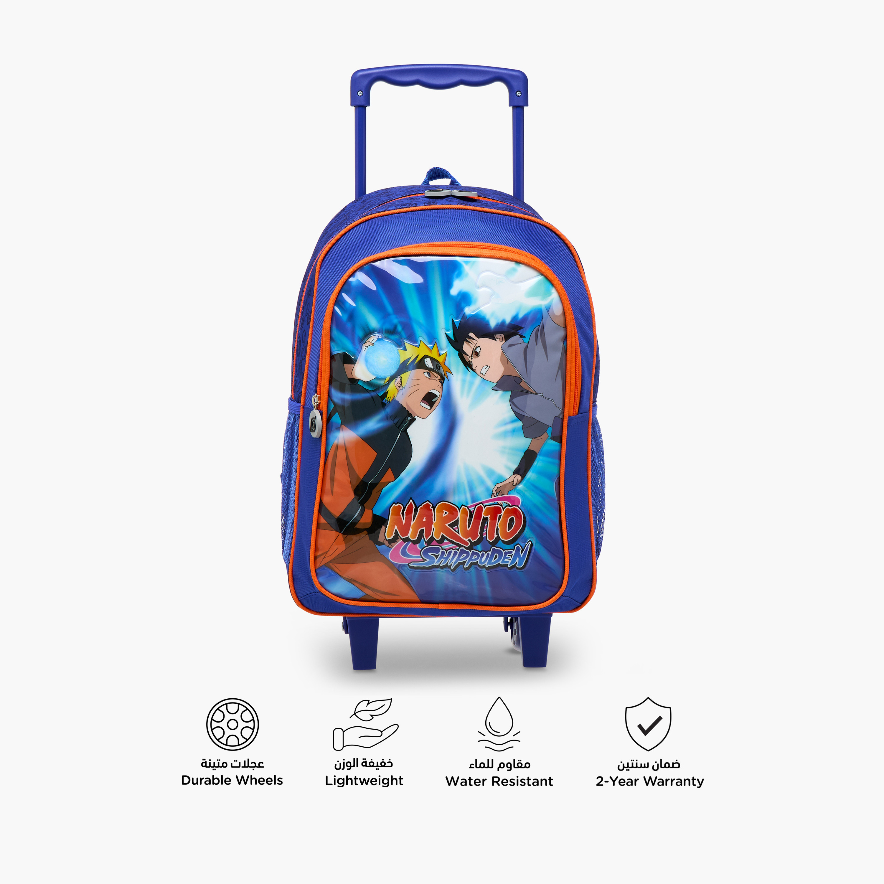 TV Tokyo Naruto Print 3-Piece Trolley Backpack Set - 16 inches-school-bagsandbackpacks-trolleybags-image-7