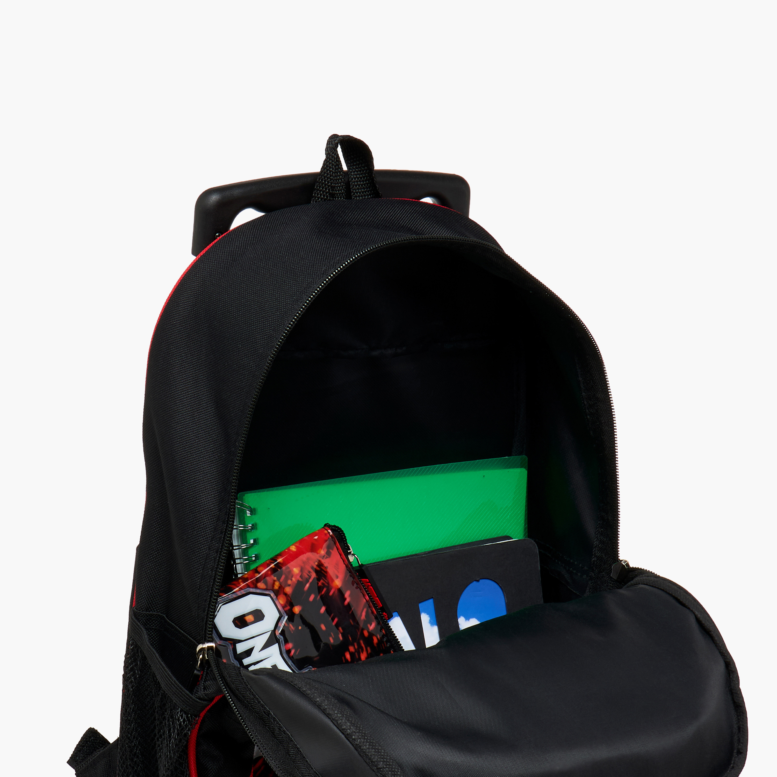 طقم شنطة ظهر ترولي 5 قطع بطبعات توئي أنيميشن - 16 بوصة-school-bagsandbackpacks-trolleybags-image-18