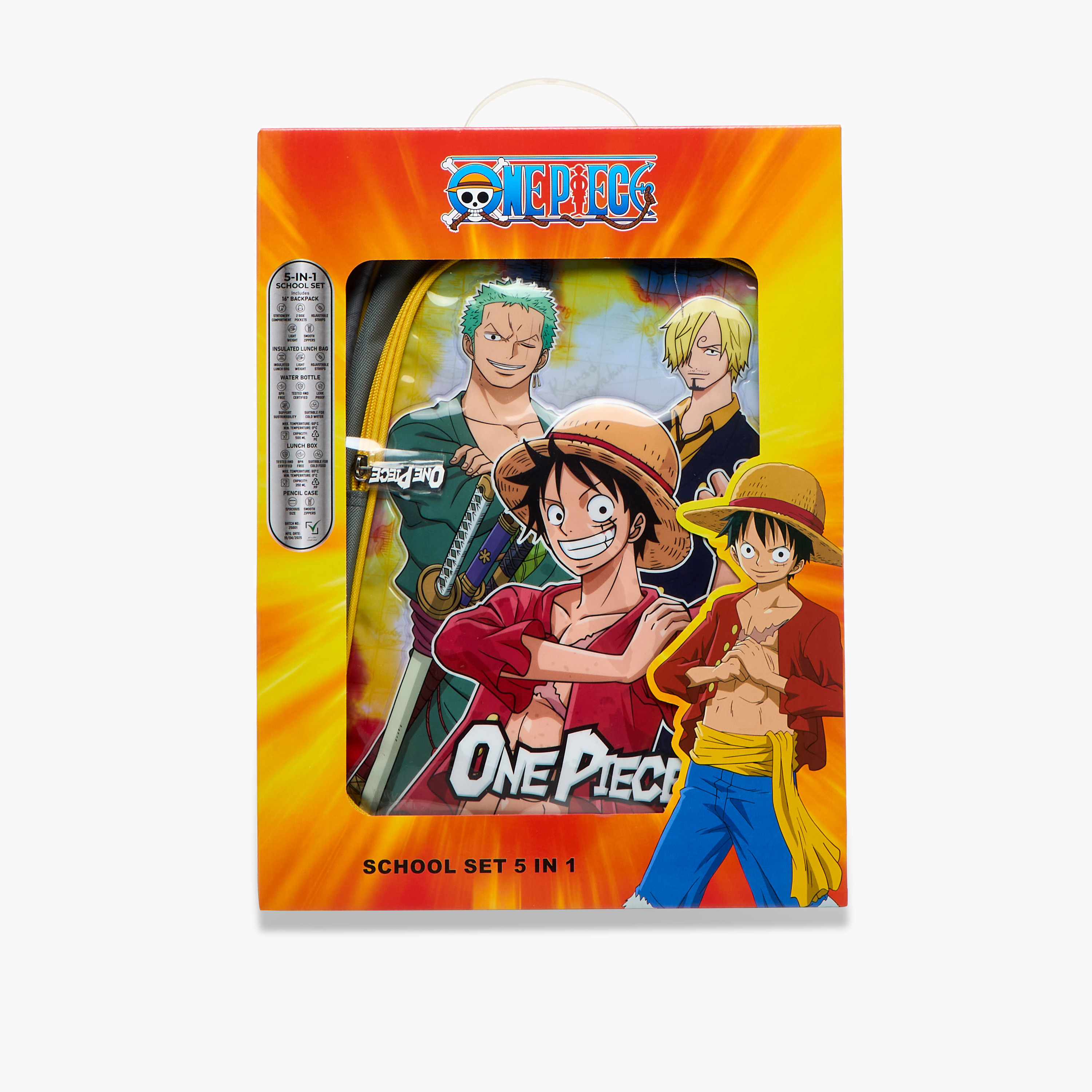 Toei Animation Printed 5-Piece Trolley Backpack Set - 16 inches-school-bagsandbackpacks-sets-image-23