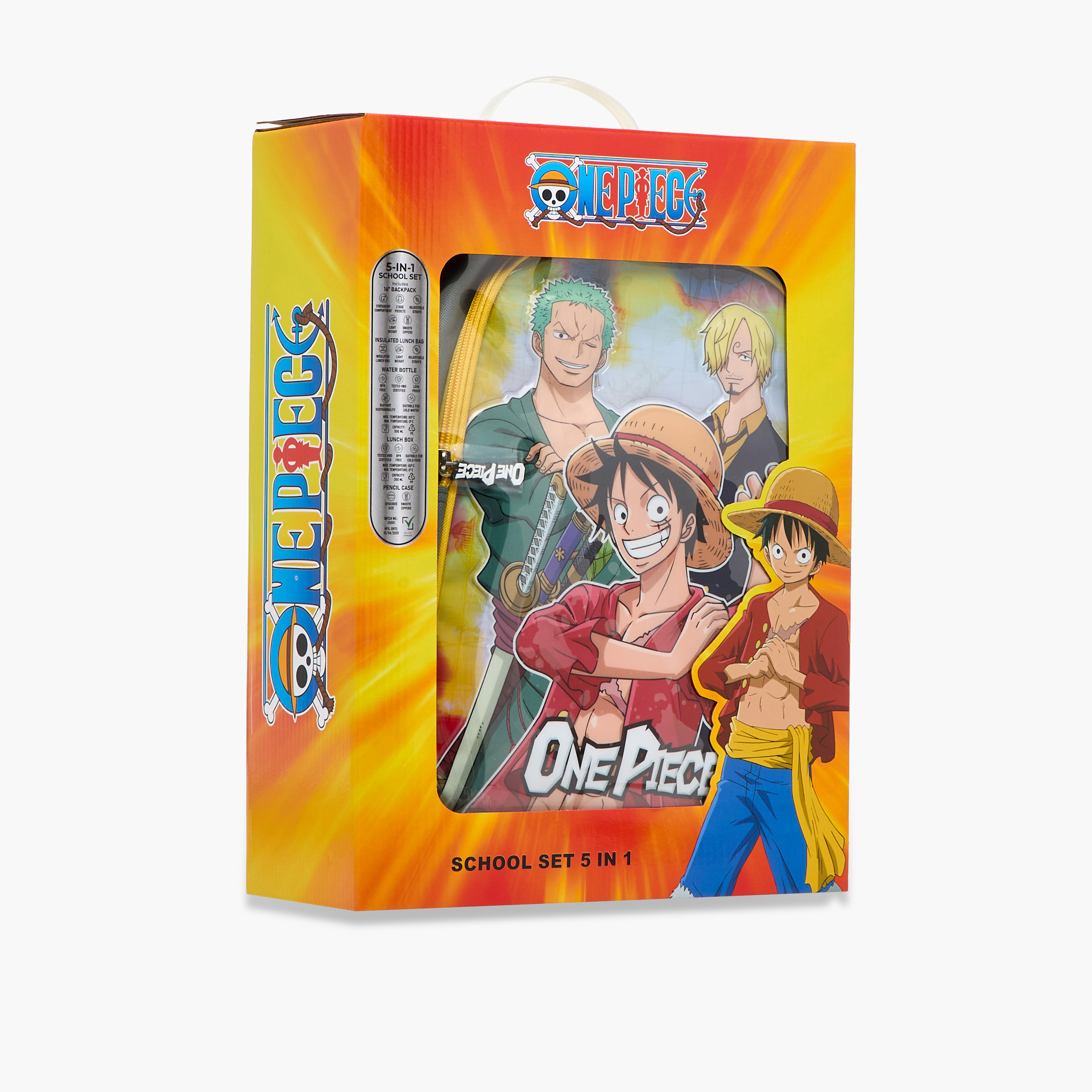 Toei Animation Printed 5-Piece Trolley Backpack Set - 16 inches-school-bagsandbackpacks-sets-image-24