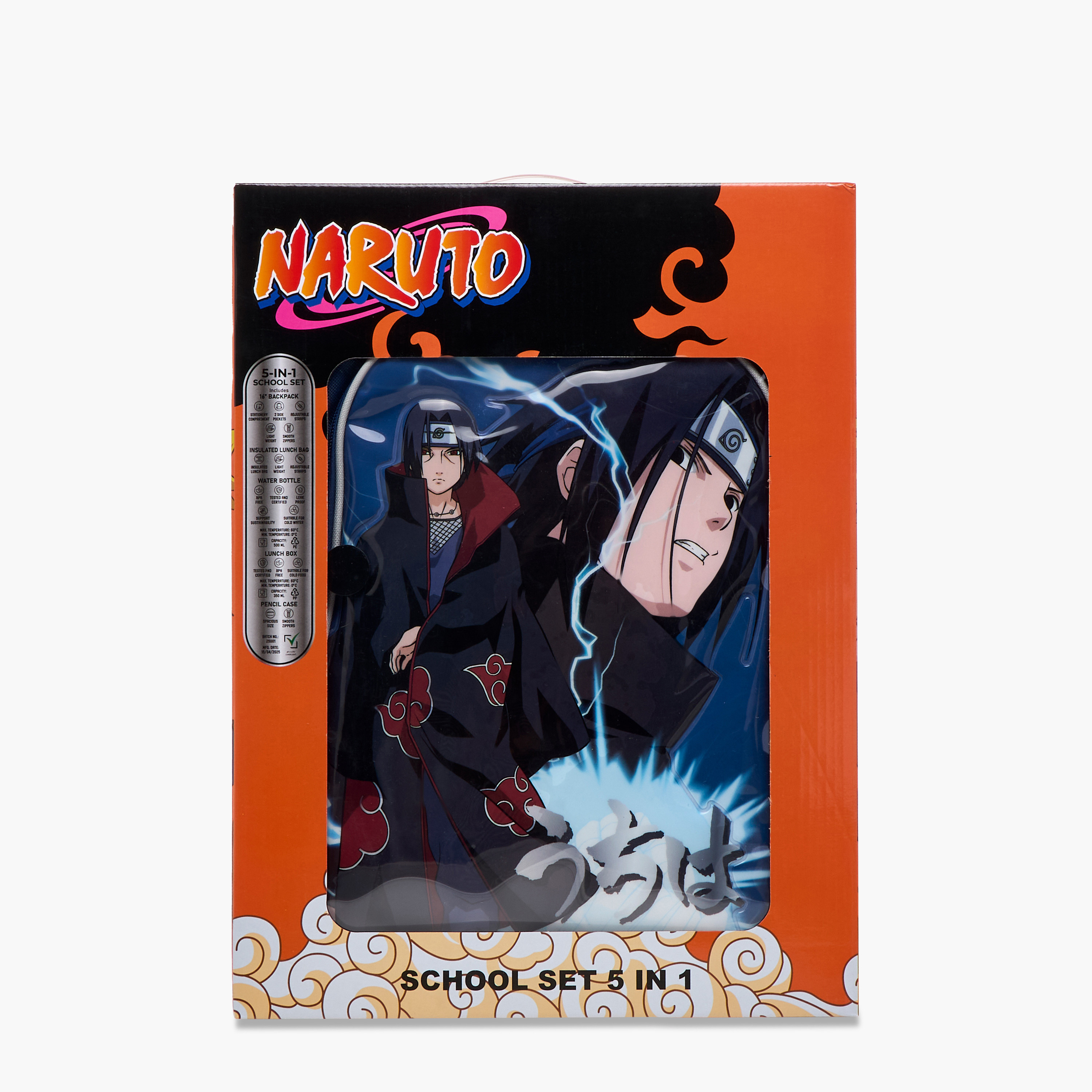 TV Tokyo Naruto Print 5-Piece Backpack Set - 16 inches-school-bagsandbackpacks-backpacks-image-30