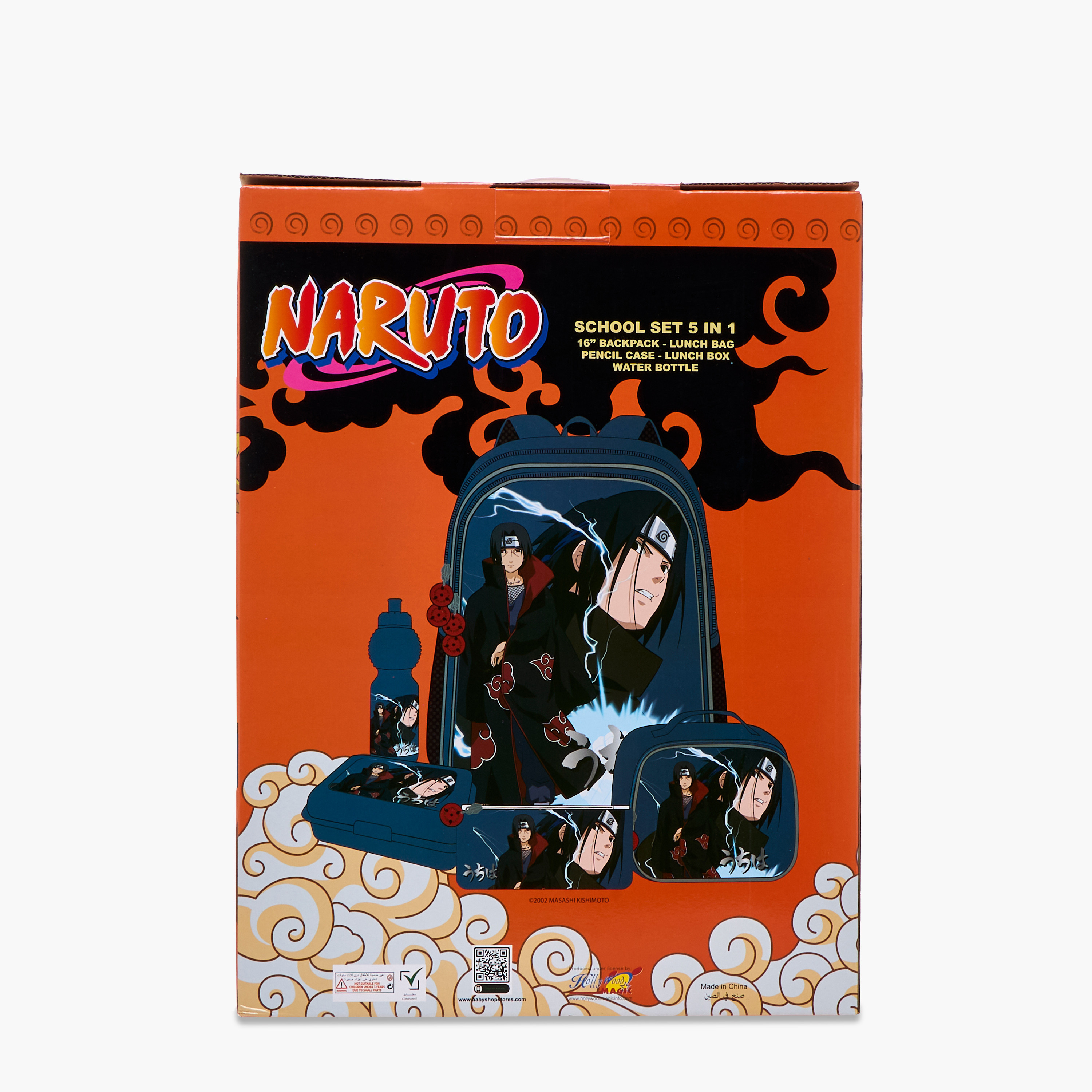 TV Tokyo Naruto Print 5-Piece Backpack Set - 16 inches-school-bagsandbackpacks-backpacks-image-32