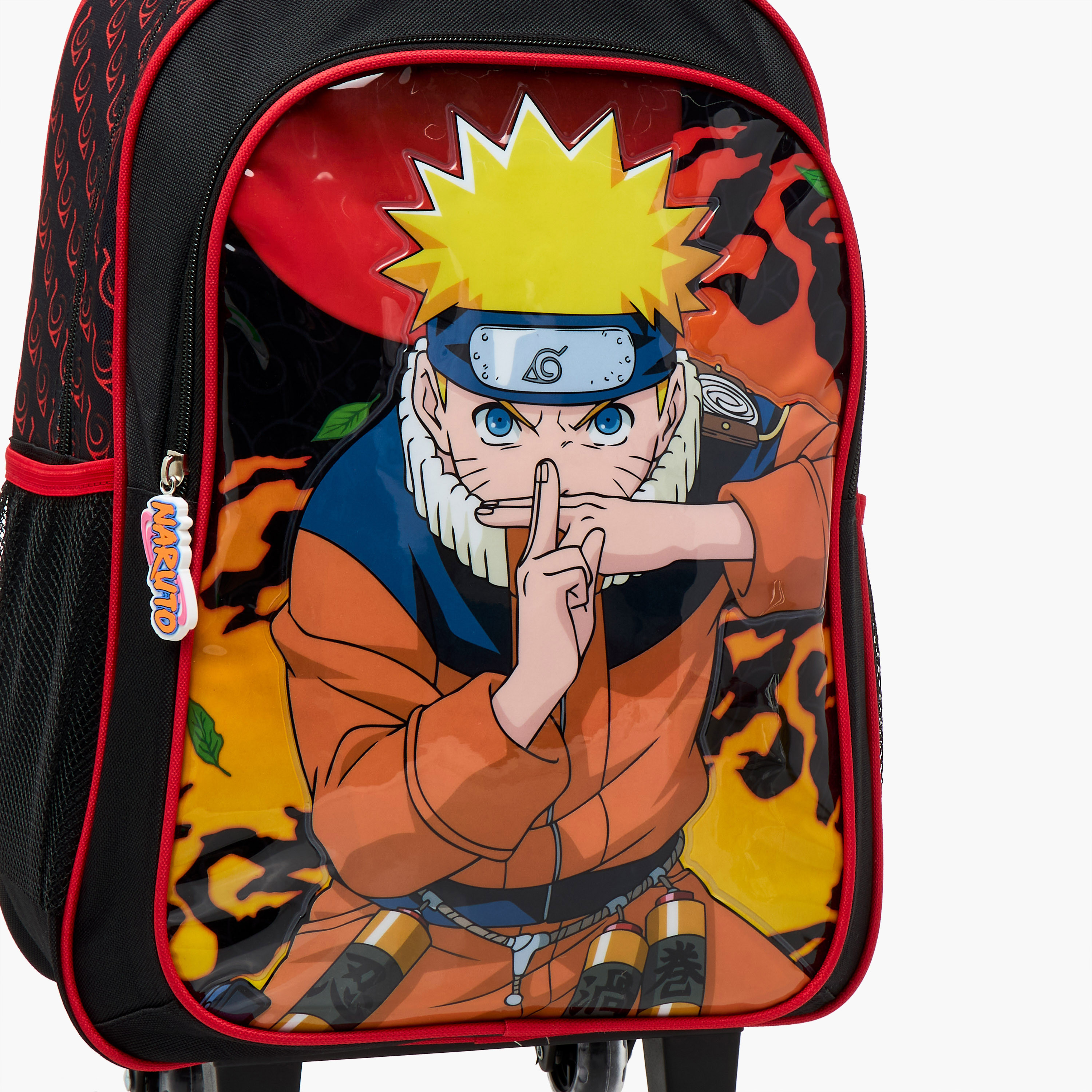 TV Tokyo Naruto Print 5-Piece Trolley Backpack Set - 16 inches-school-bagsandbackpacks-trolleybags-image-10