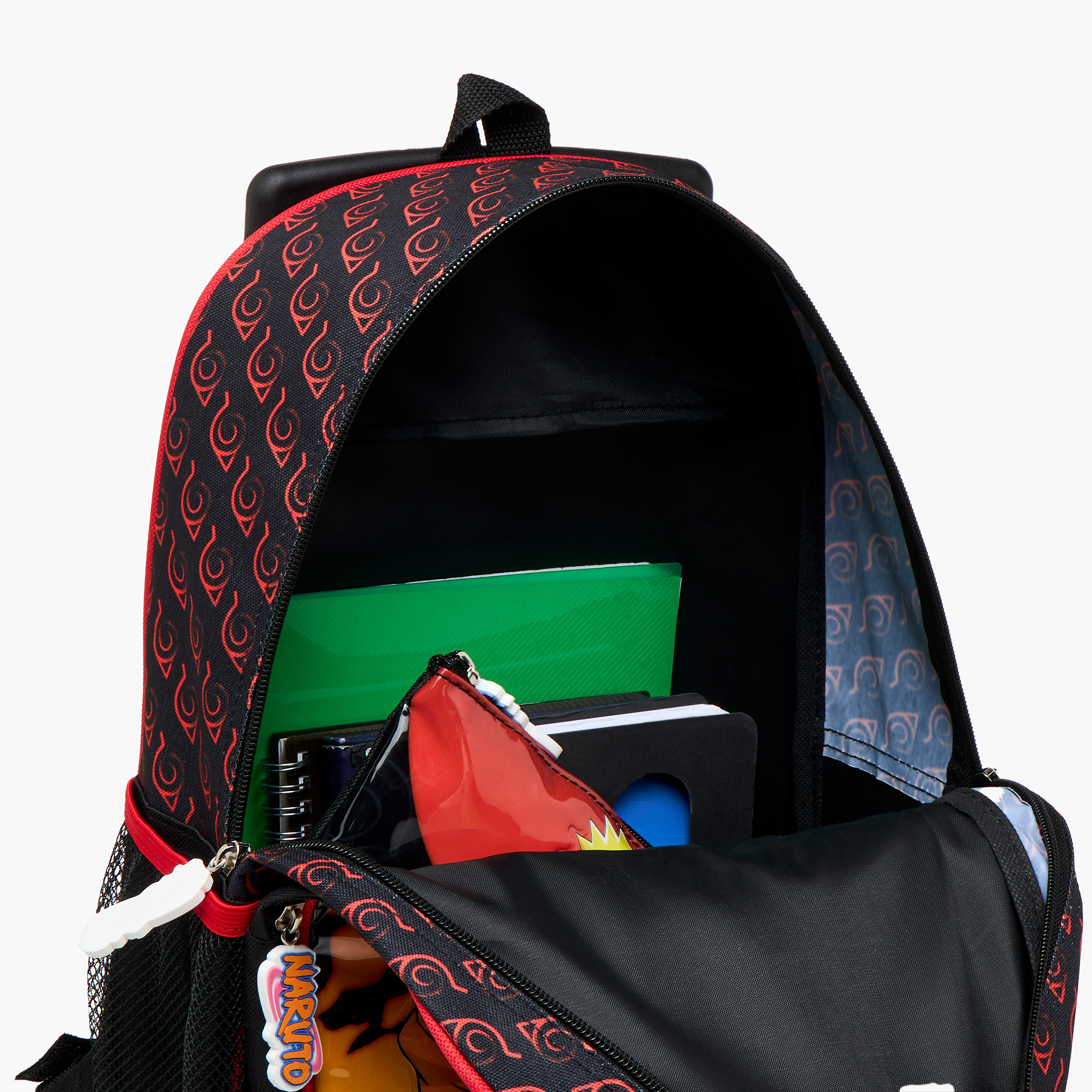 TV Tokyo Naruto Print 5-Piece Trolley Backpack Set - 16 inches-school-bagsandbackpacks-trolleybags-image-17