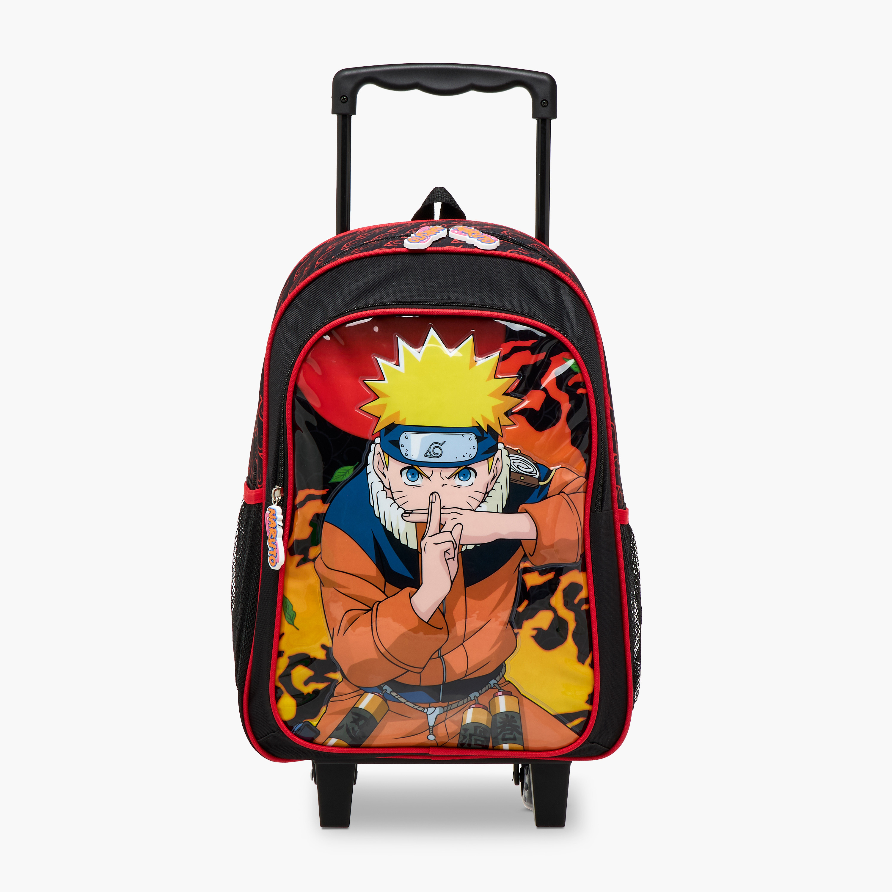 TV Tokyo Naruto Print 5-Piece Trolley Backpack Set - 16 inches-school-bagsandbackpacks-trolleybags-image-2