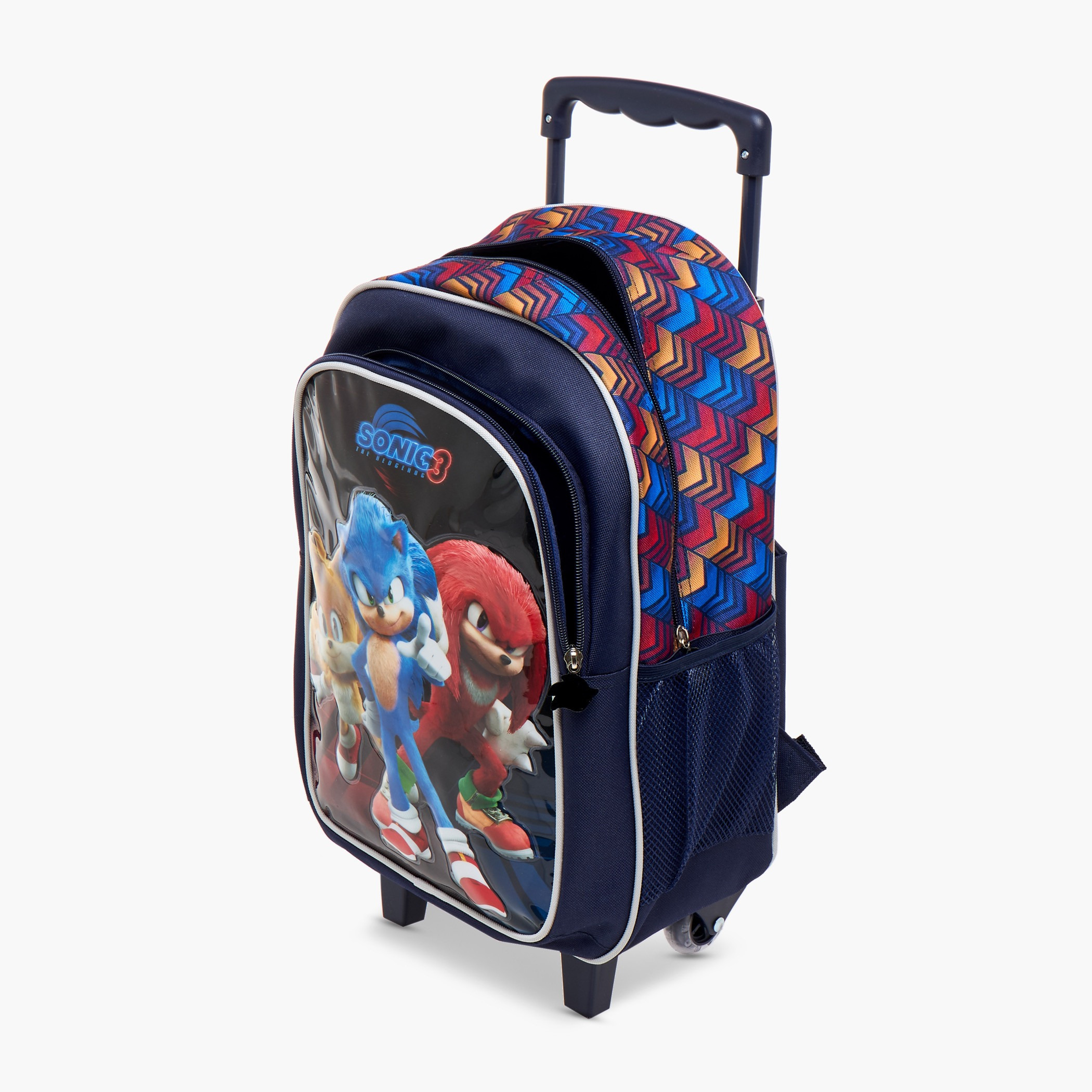 Sonic the Hedgehog Print 5-Piece trolley Backpack Set - 16 inches-school-bagsandbackpacks-trolleybags-image-16
