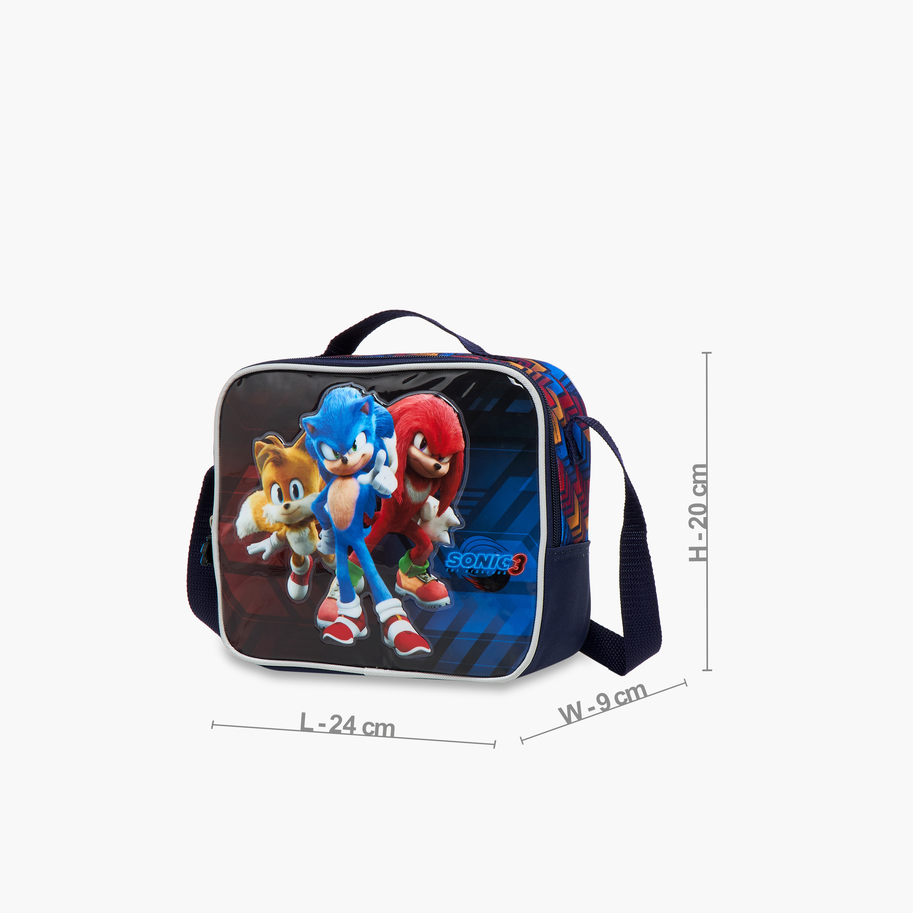 Sonic the Hedgehog Print 5-Piece trolley Backpack Set - 16 inches-school-bagsandbackpacks-trolleybags-image-19