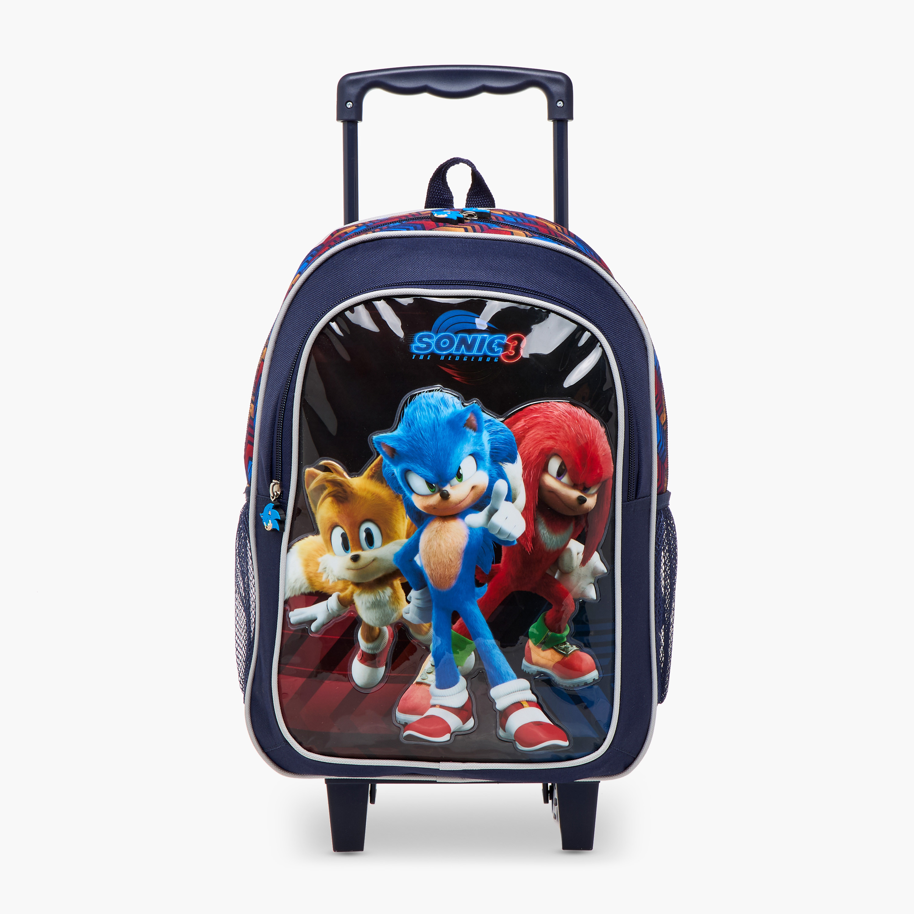 Sonic the Hedgehog Print 5-Piece trolley Backpack Set - 16 inches-school-bagsandbackpacks-trolleybags-image-2