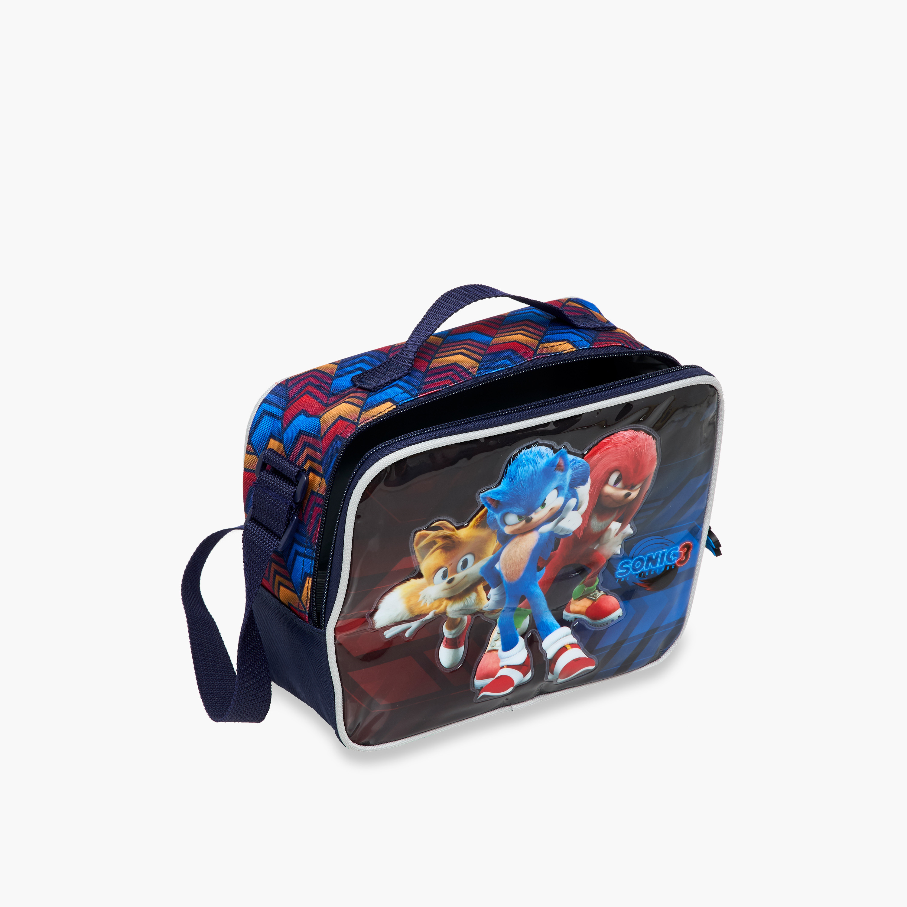 Sonic the Hedgehog Print 5-Piece trolley Backpack Set - 16 inches-school-bagsandbackpacks-trolleybags-image-24