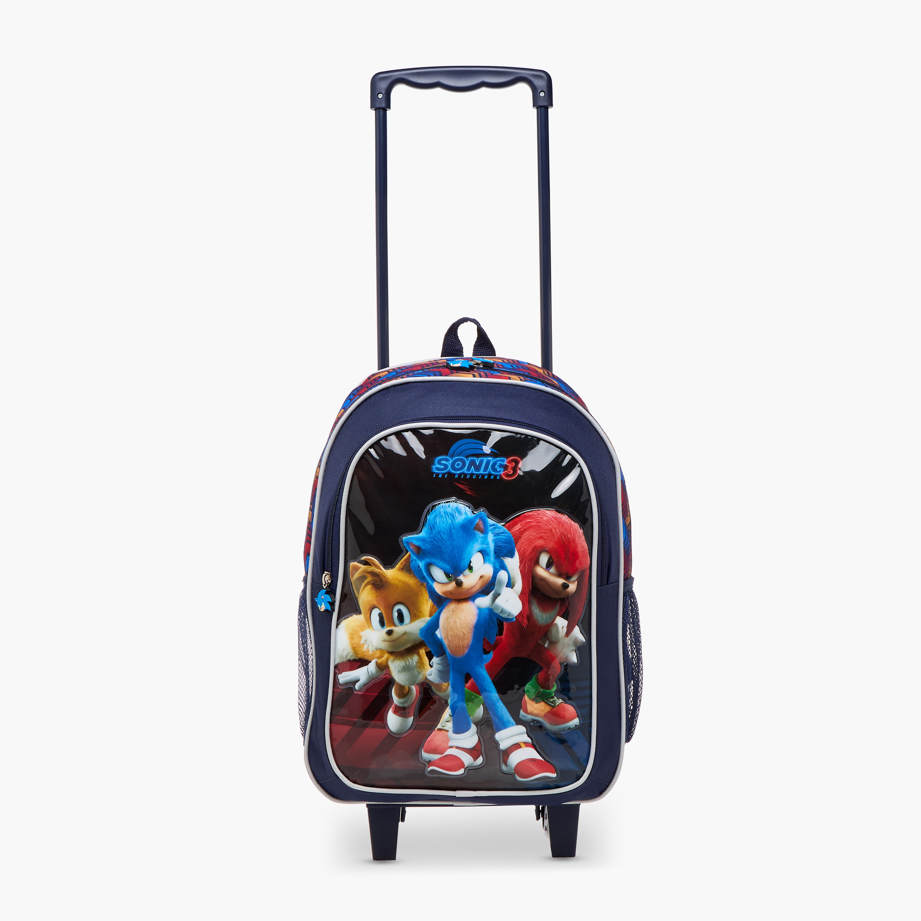 Sonic the Hedgehog Print 5-Piece trolley Backpack Set - 16 inches-school-bagsandbackpacks-trolleybags-image-8