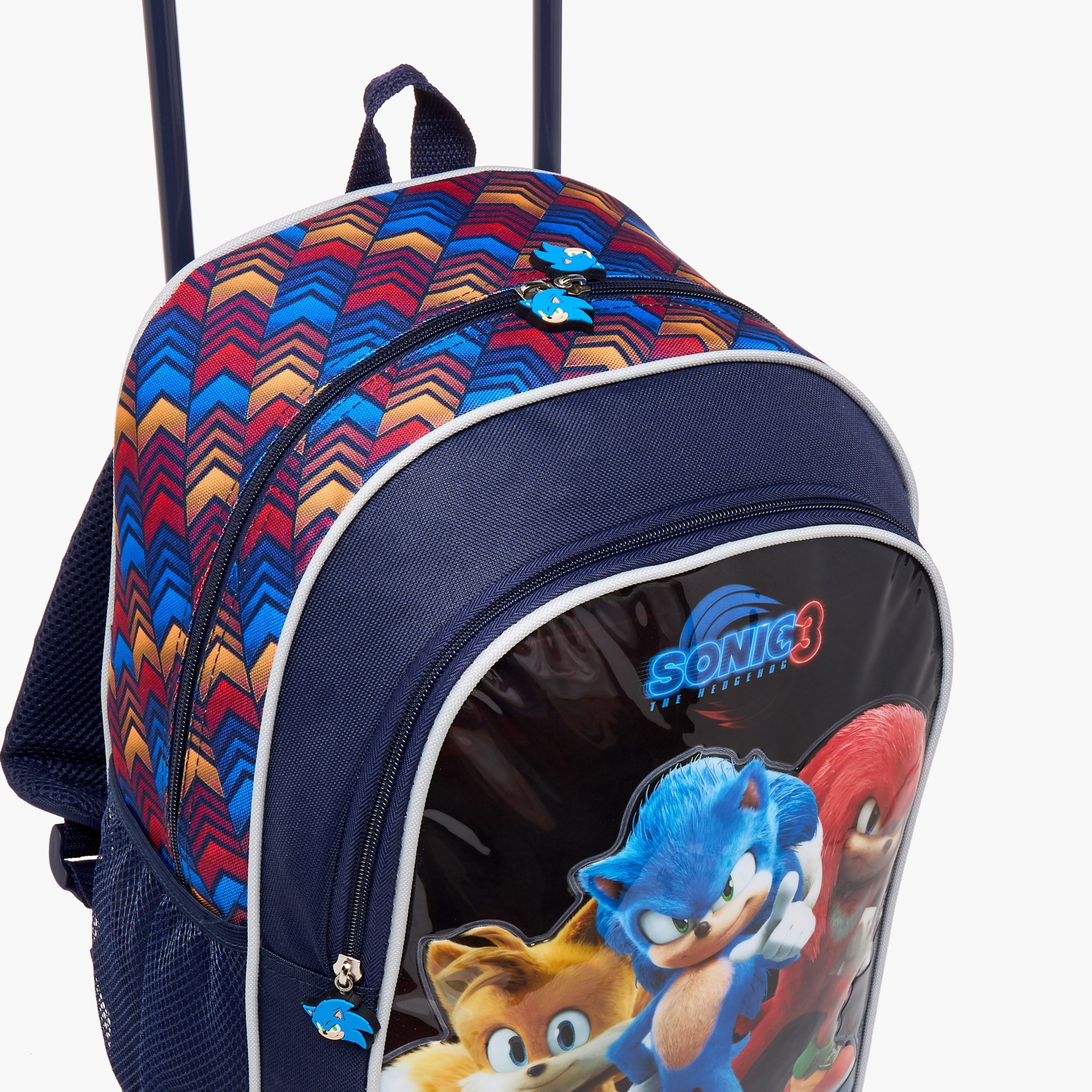 Sonic the Hedgehog Print 5-Piece trolley Backpack Set - 16 inches-school-bagsandbackpacks-trolleybags-image-9