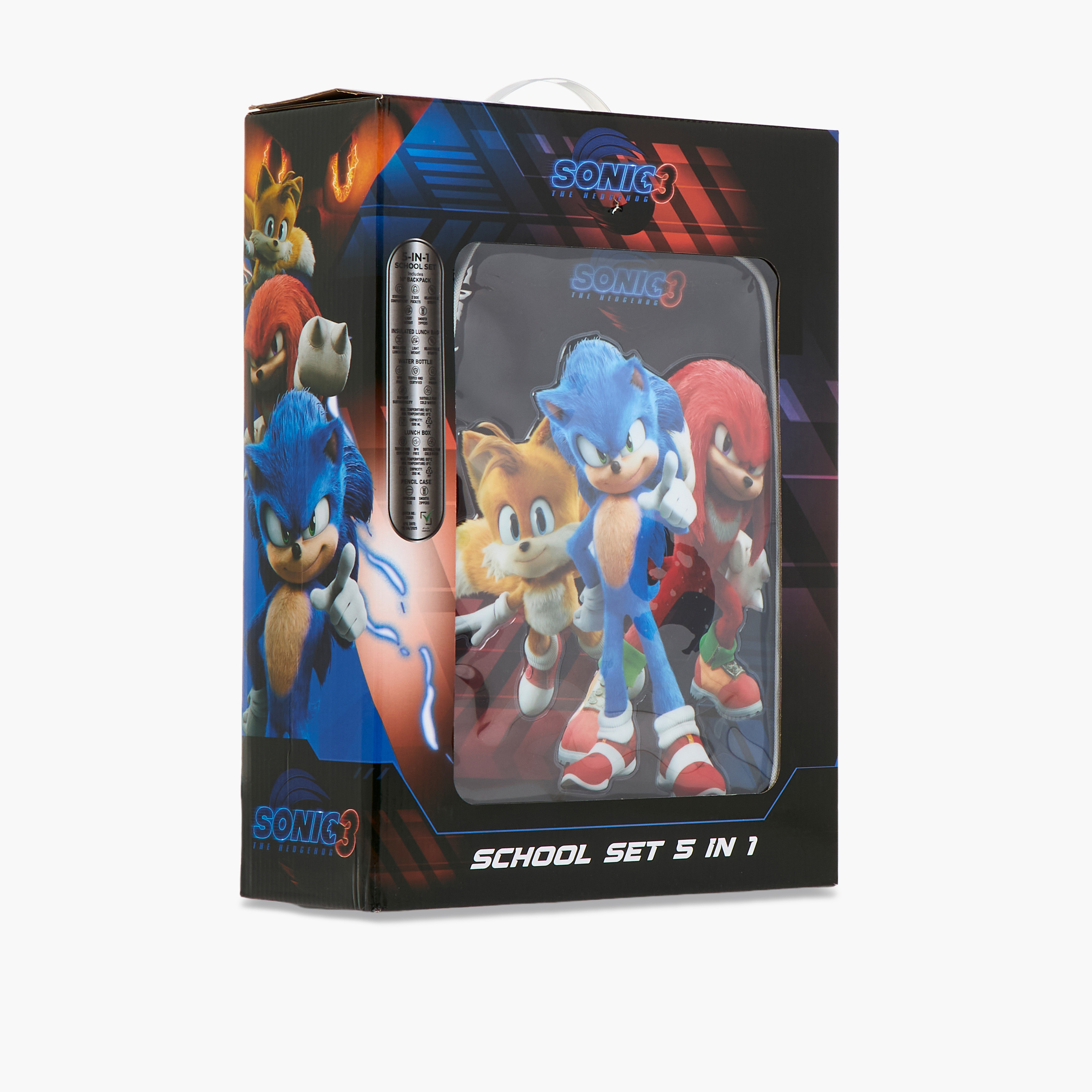 Sonic the Hedgehog Print 5-Piece Backpack Set - 16 inches-school-bagsandbackpacks-backpacks-image-24