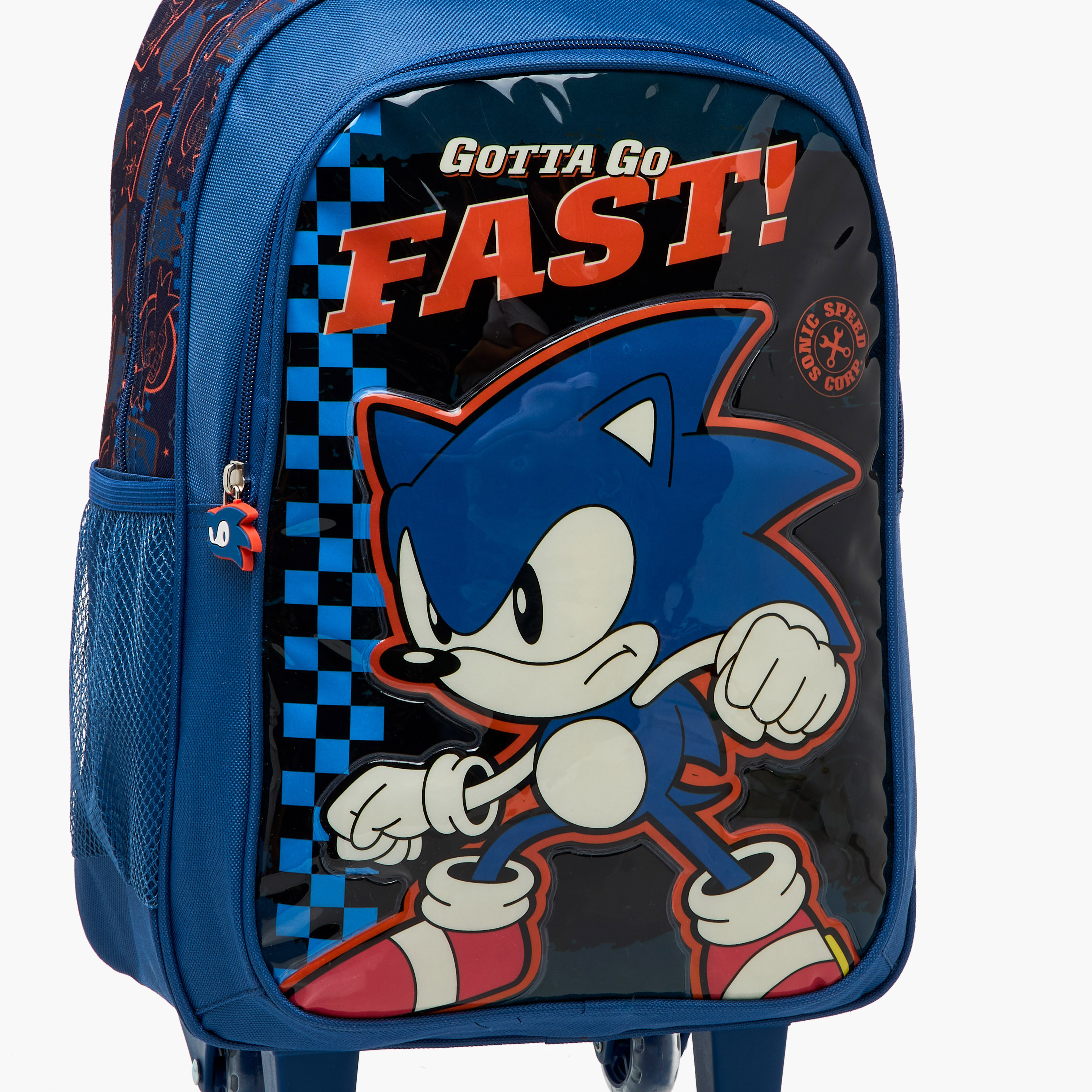 Sonic the Hedgehog Print 5-Piece Trolley Backpack Set - 16 inches-school-bagsandbackpacks-trolleybags-image-10