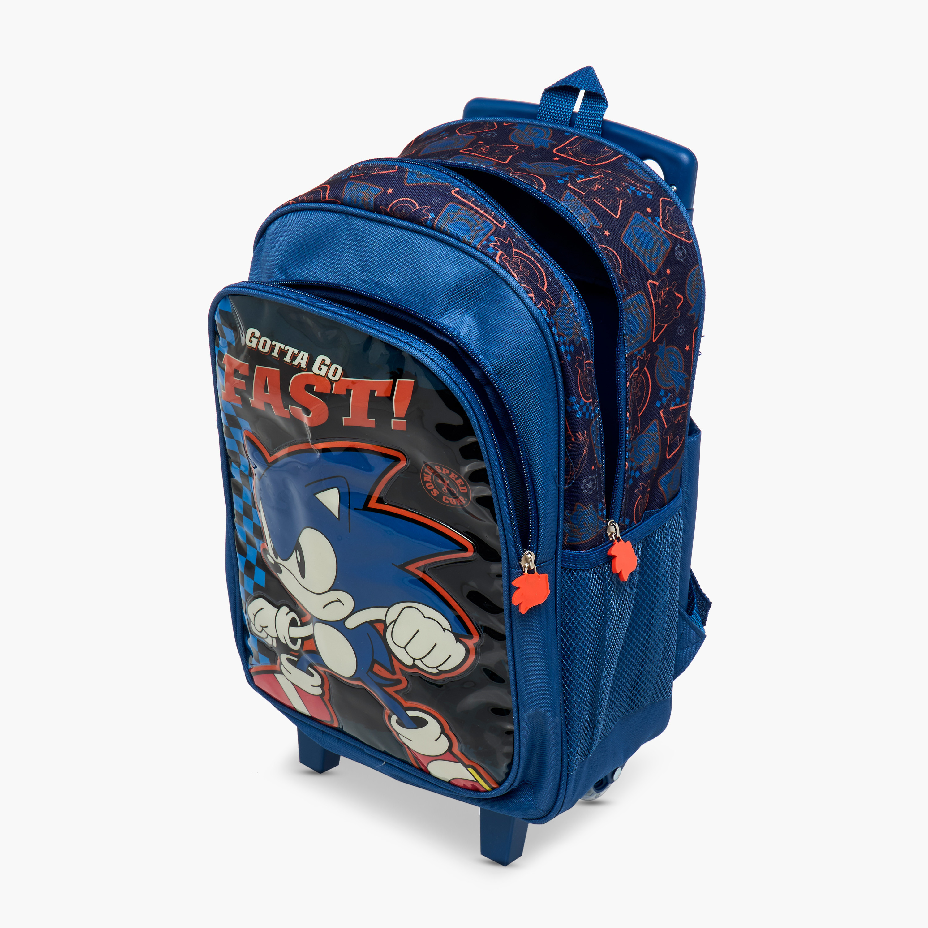 Sonic the Hedgehog Print 5-Piece Trolley Backpack Set - 16 inches-school-bagsandbackpacks-trolleybags-image-16