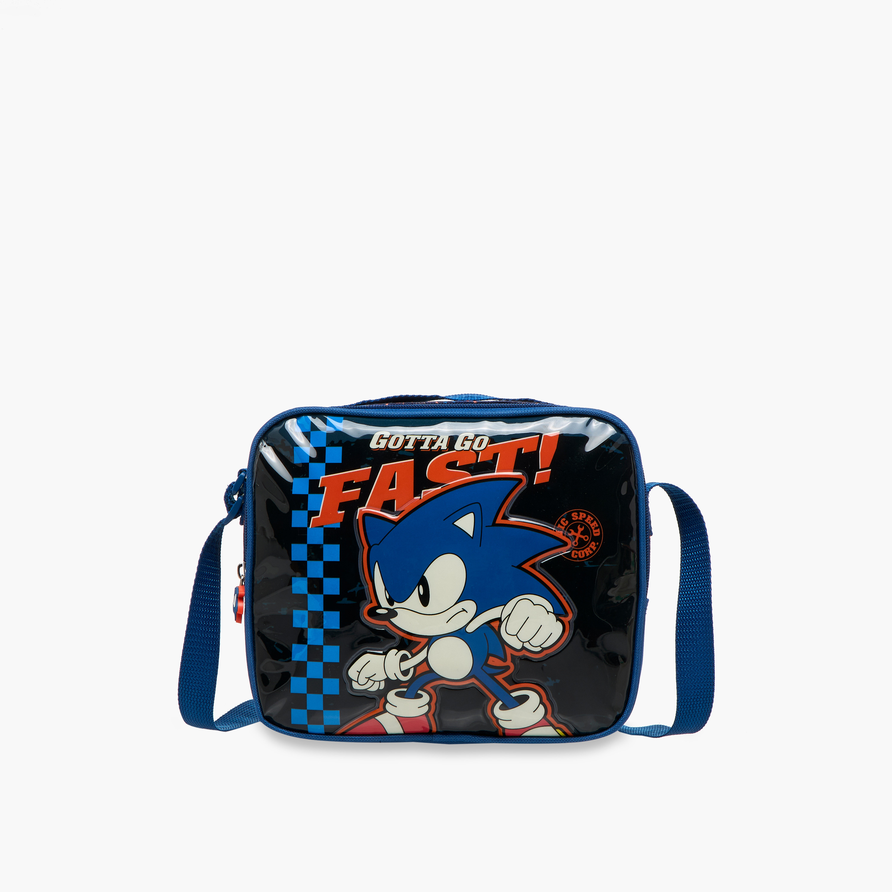 Sonic the Hedgehog Print 5-Piece Trolley Backpack Set - 16 inches-school-bagsandbackpacks-trolleybags-image-18