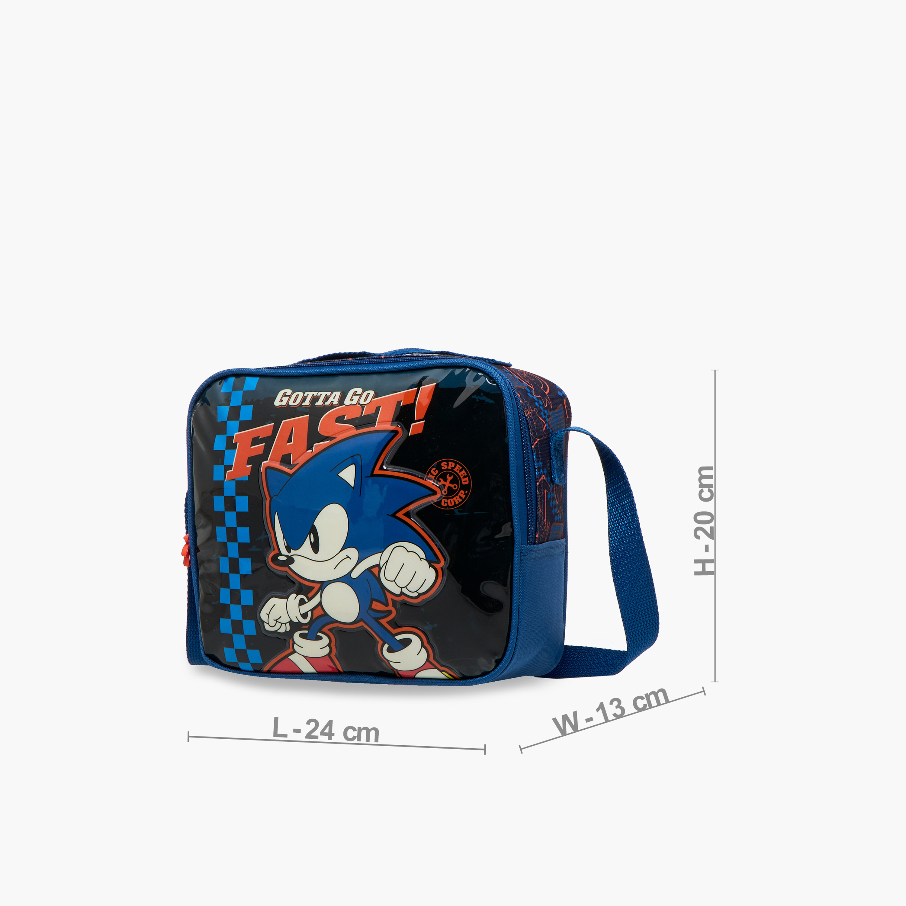 Sonic the Hedgehog Print 5-Piece Trolley Backpack Set - 16 inches-school-bagsandbackpacks-trolleybags-image-19