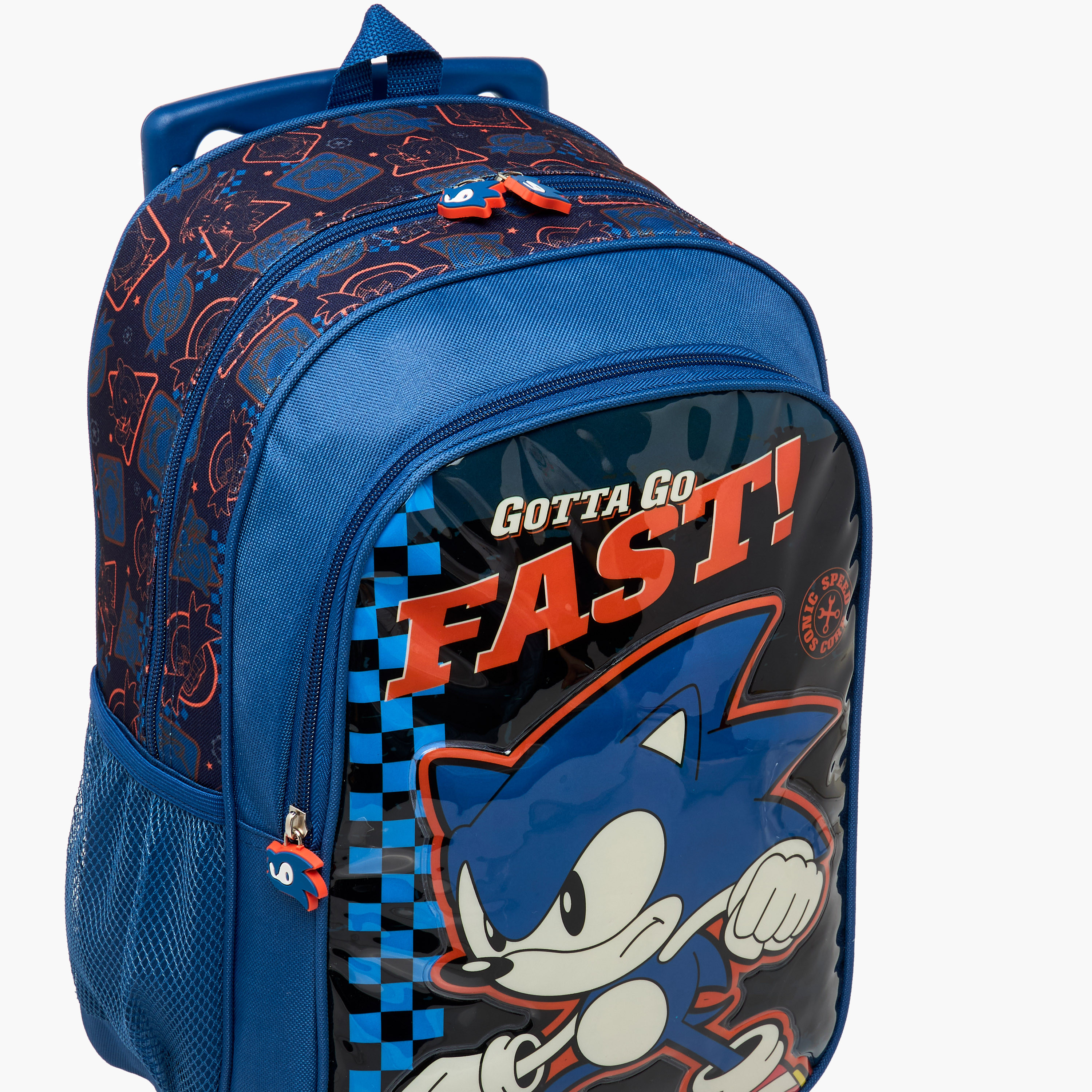 Sonic the Hedgehog Print 5-Piece Trolley Backpack Set - 16 inches-school-bagsandbackpacks-trolleybags-image-9