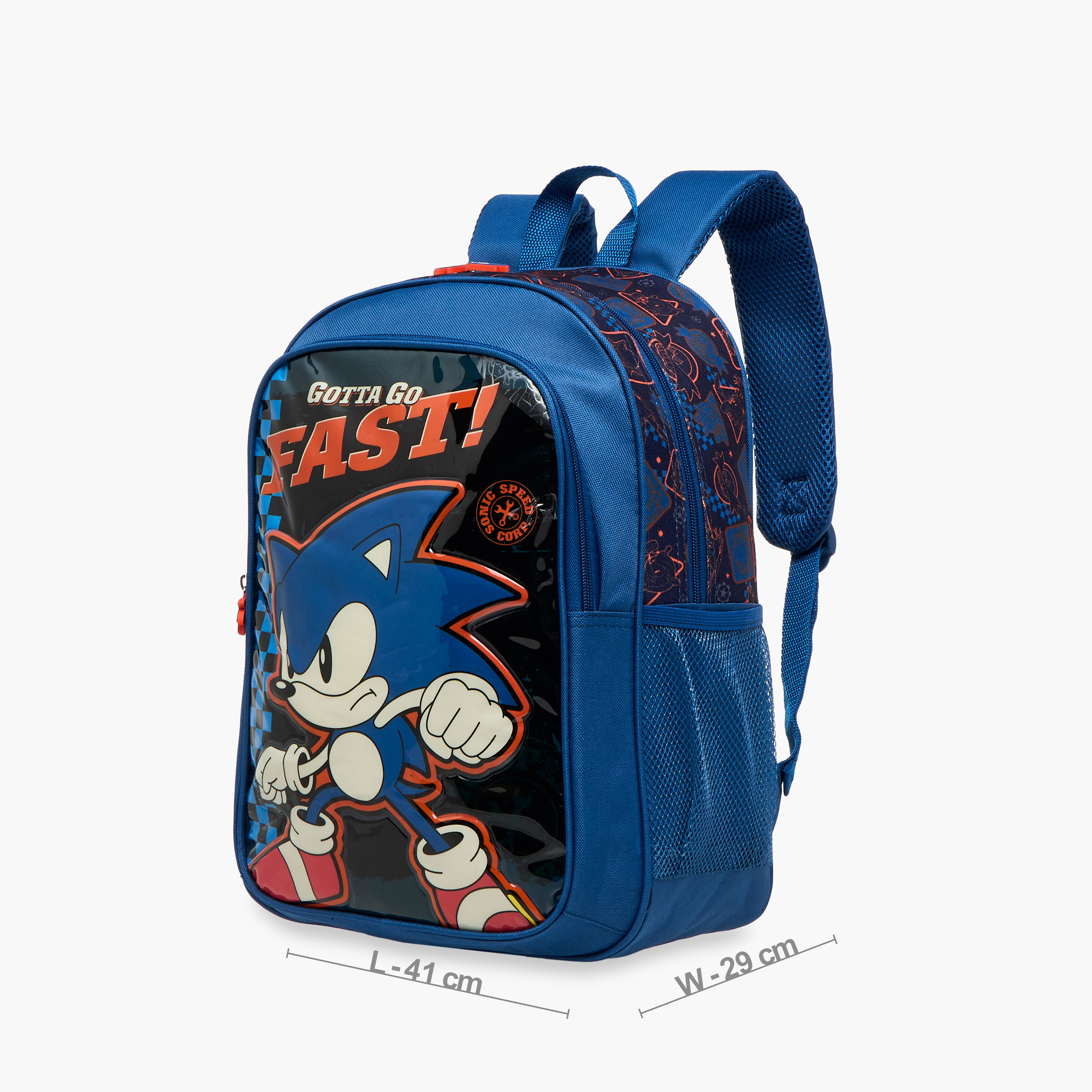 Sonic the Hedgehog Print 5-Piece Backpack Set - 16 inches-school-bagsandbackpacks-backpacks-image-3