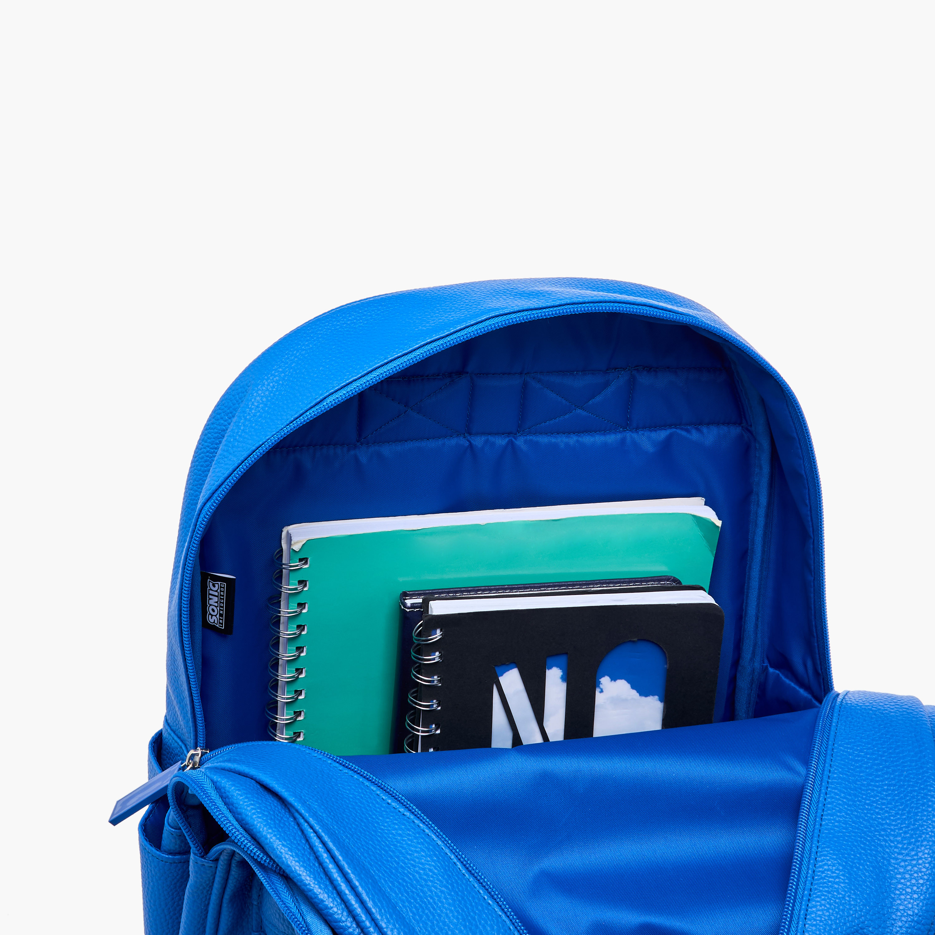 شنطة ظهر بأحزمة قابلة للتعديل وسحاب إغلاق وزخارف سونيك ذا هيدجهوج - 15 بوصة-school-bagsandbackpacks-backpacks-image-10