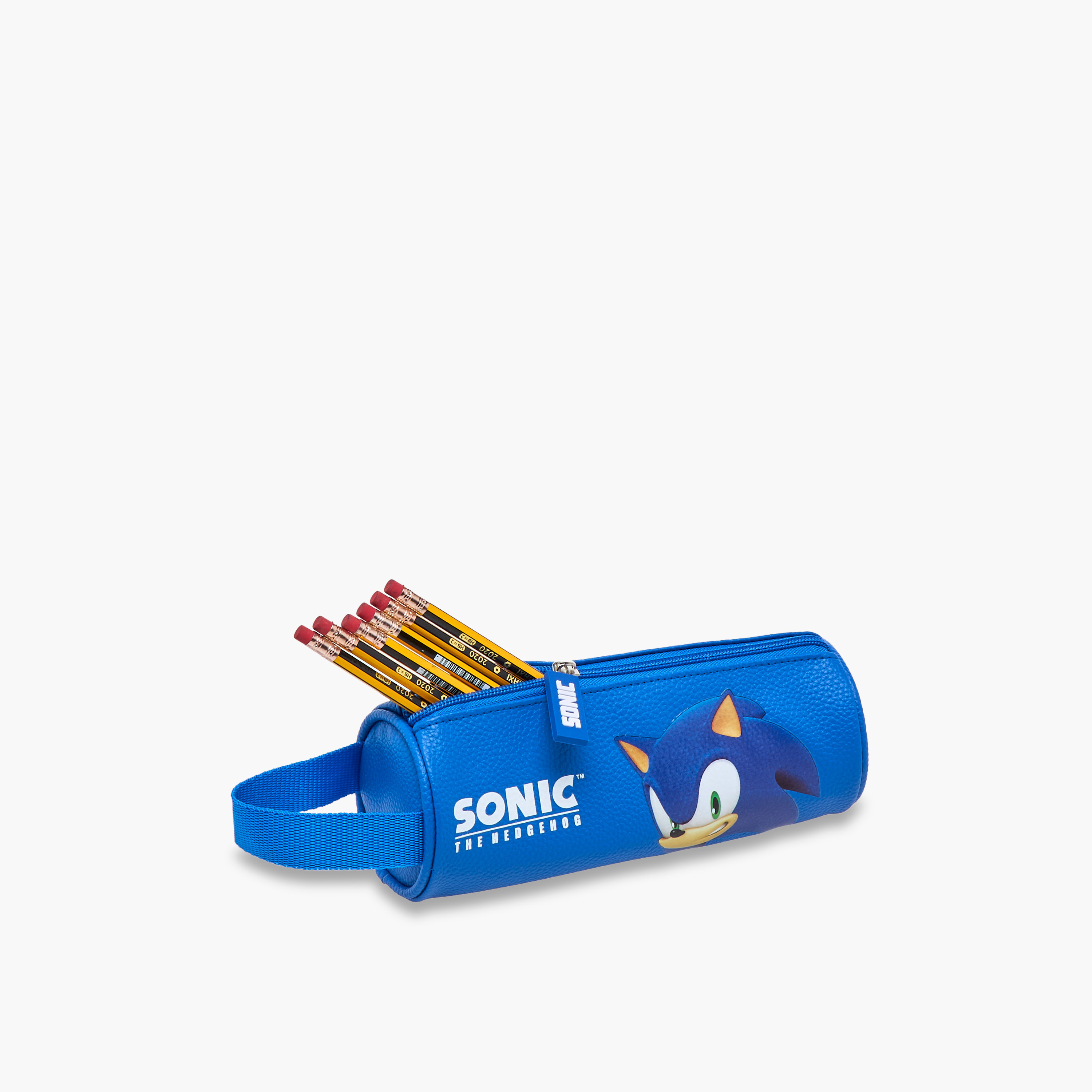 مقلمة بسحاب إغلاق وبطبعات سونيك ذا هيدجهوج-school-stationery-pencilcases-image-5