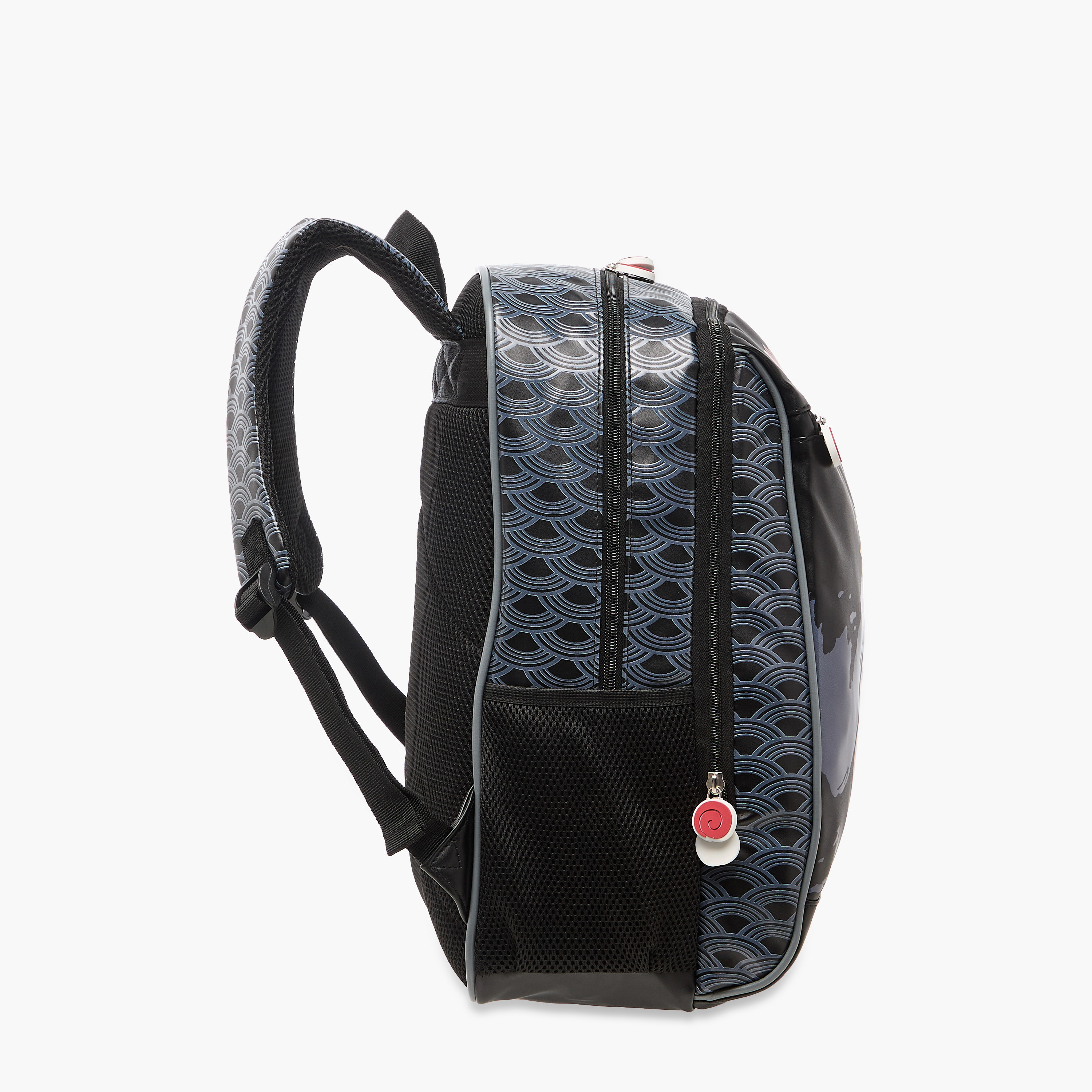 TV Tokyo Naruto Print Backpack with Adjustable Straps and Zip Closure - 16 inches-school-bagsandbackpacks-backpacks-image-3