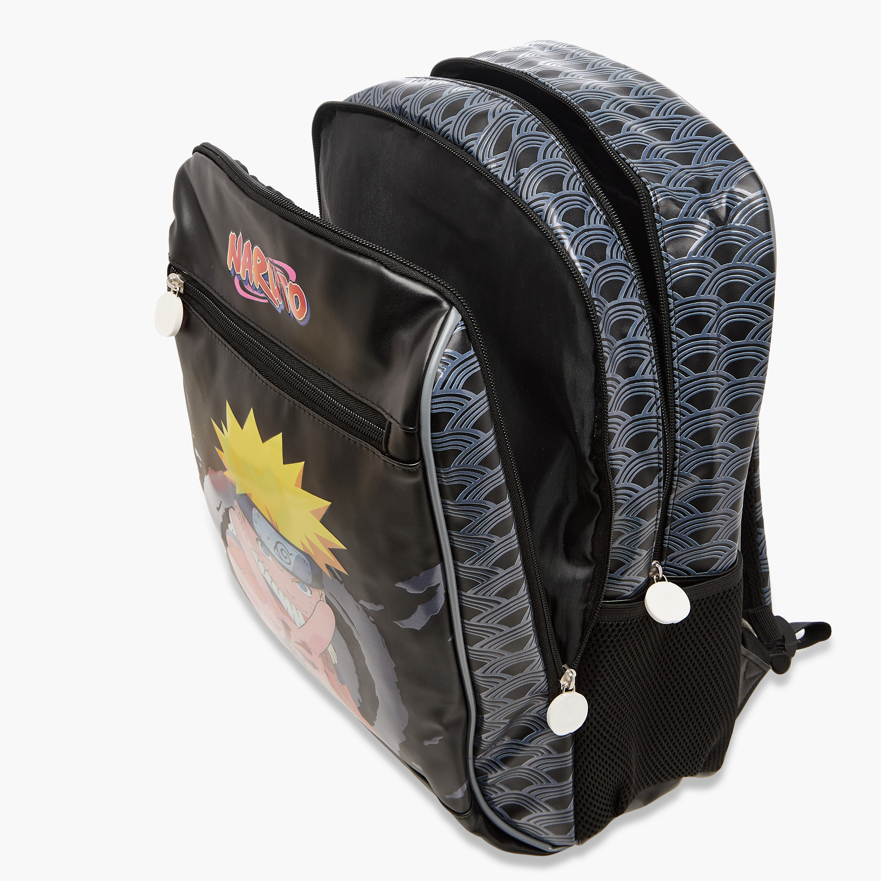 TV Tokyo Naruto Print Backpack with Adjustable Straps and Zip Closure - 16 inches-school-bagsandbackpacks-backpacks-image-9