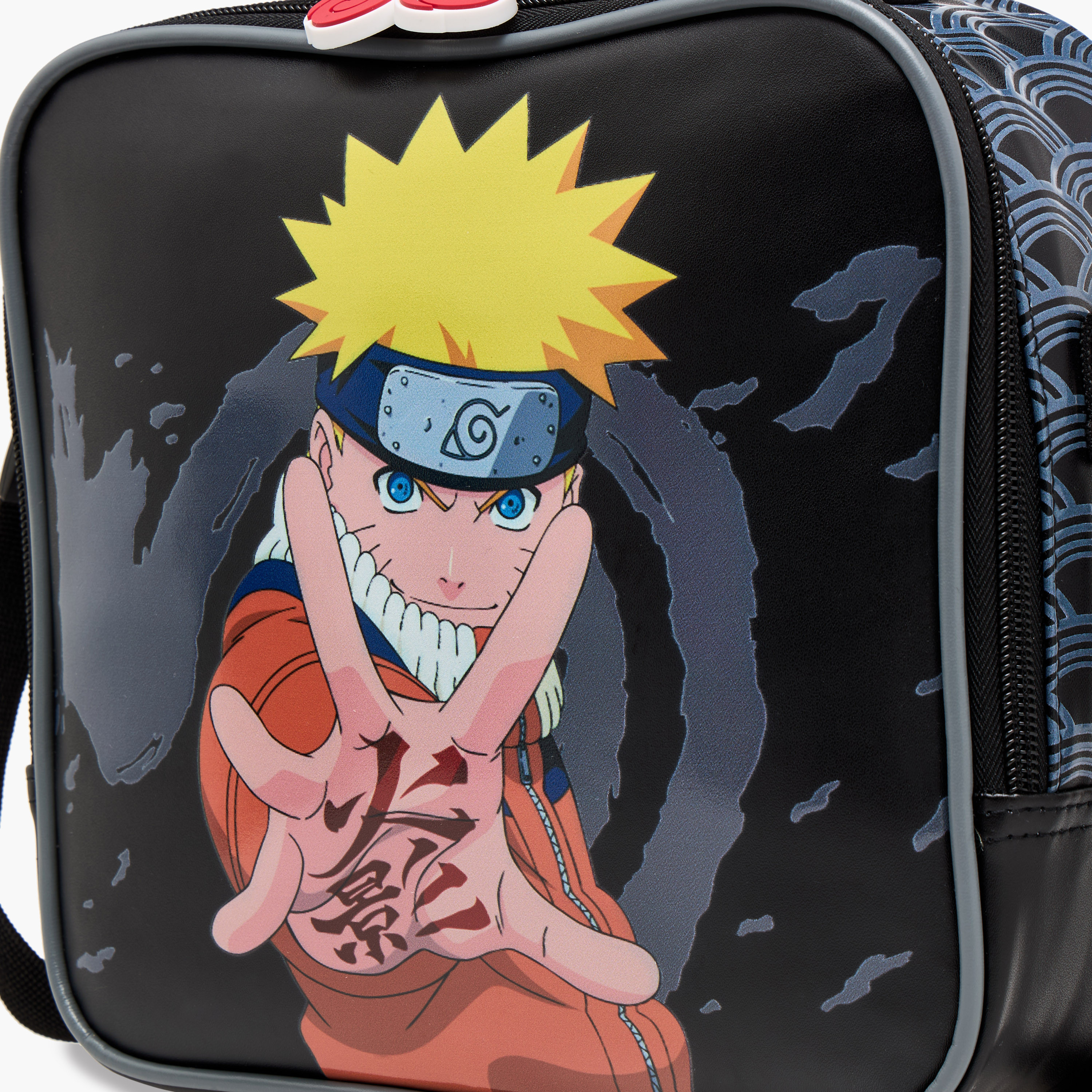 TV Tokyo Naruto Print Lunch Bag with Zip Closure-school-lunchessentials-lunchbags-image-3