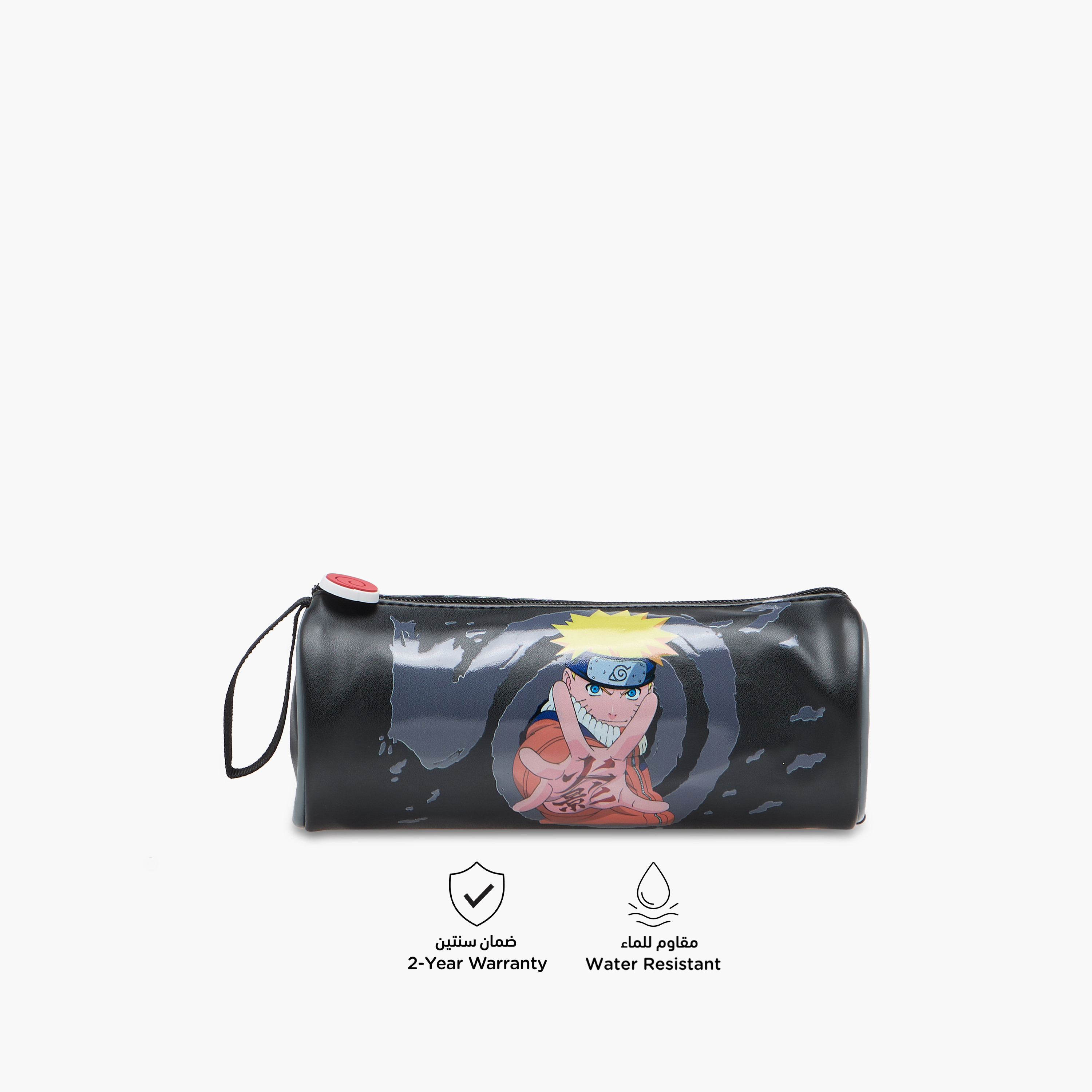TV Tokyo Naruto Print Pencil Pouch with Zip Closure-school-stationery-pencilcases-image-4