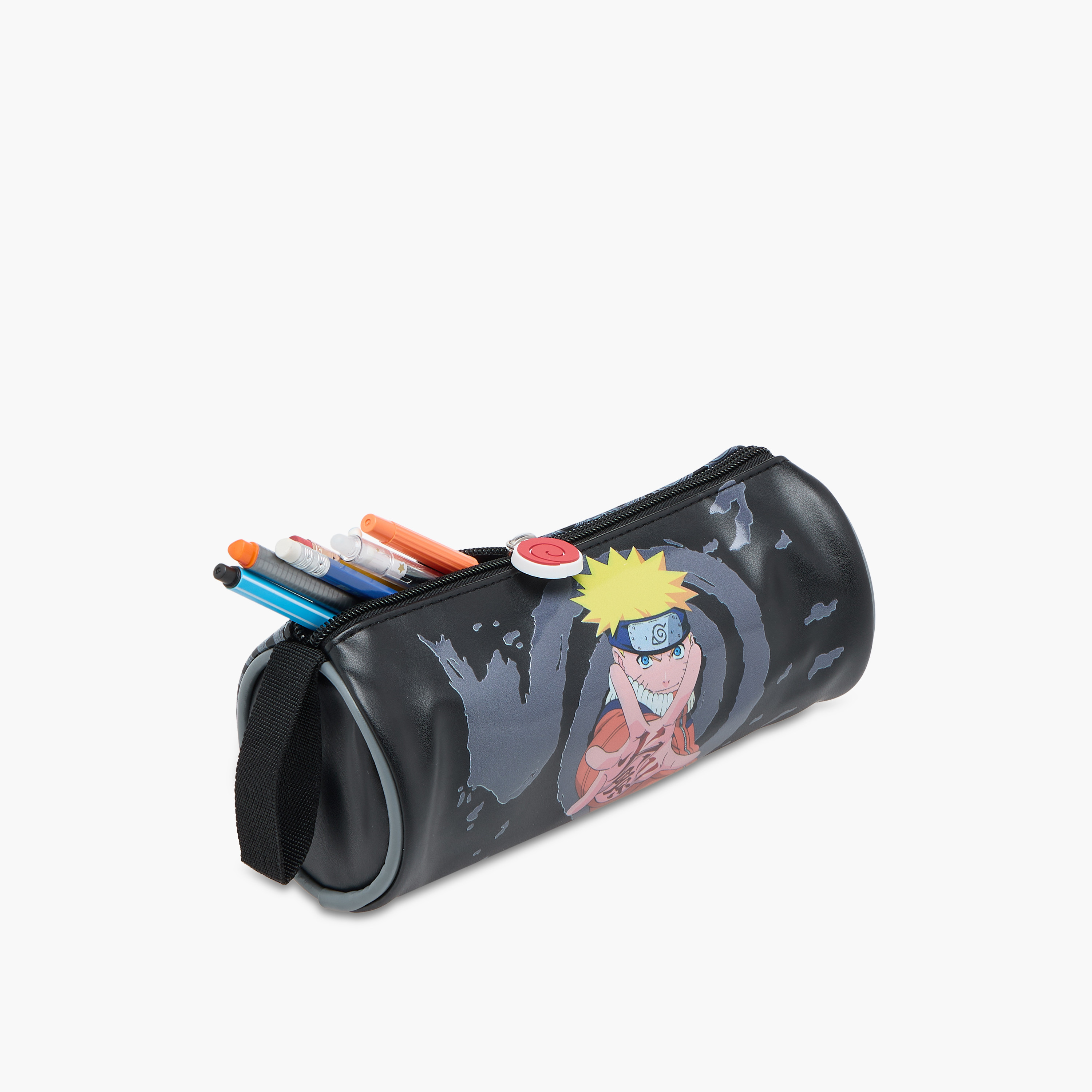 TV Tokyo Naruto Print Pencil Pouch with Zip Closure-school-stationery-pencilcases-image-6