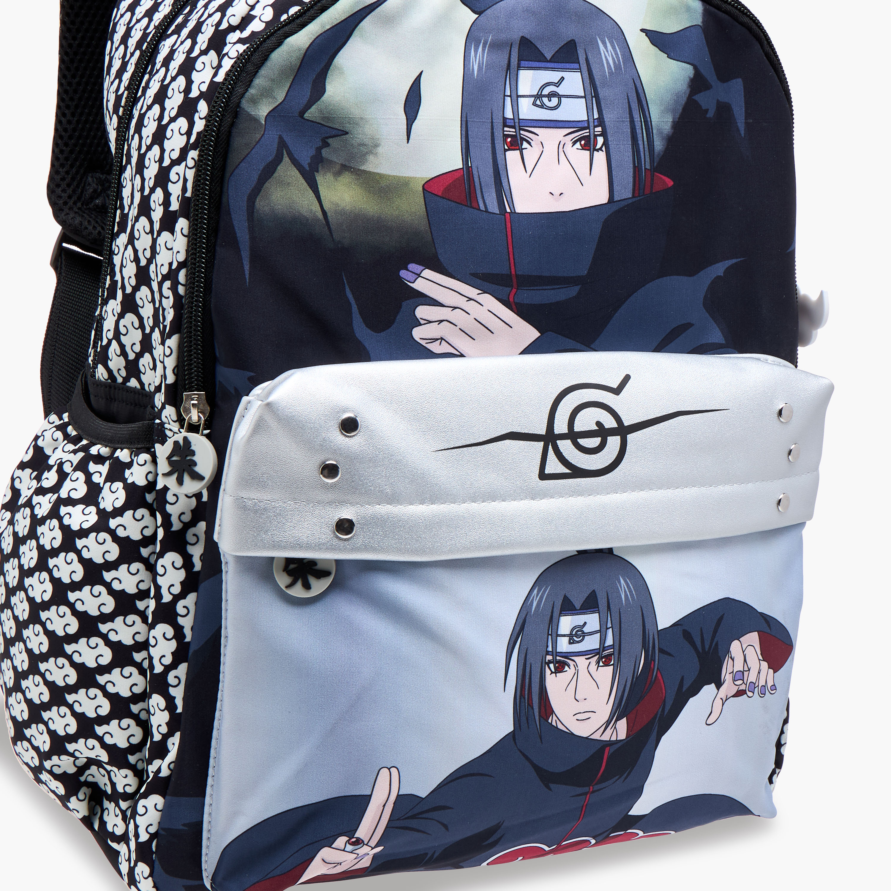 TV Tokyo Naruto Print Backpack with Adjustable Straps and Zip Closure - 16 inches-school-bagsandbackpacks-backpacks-image-7