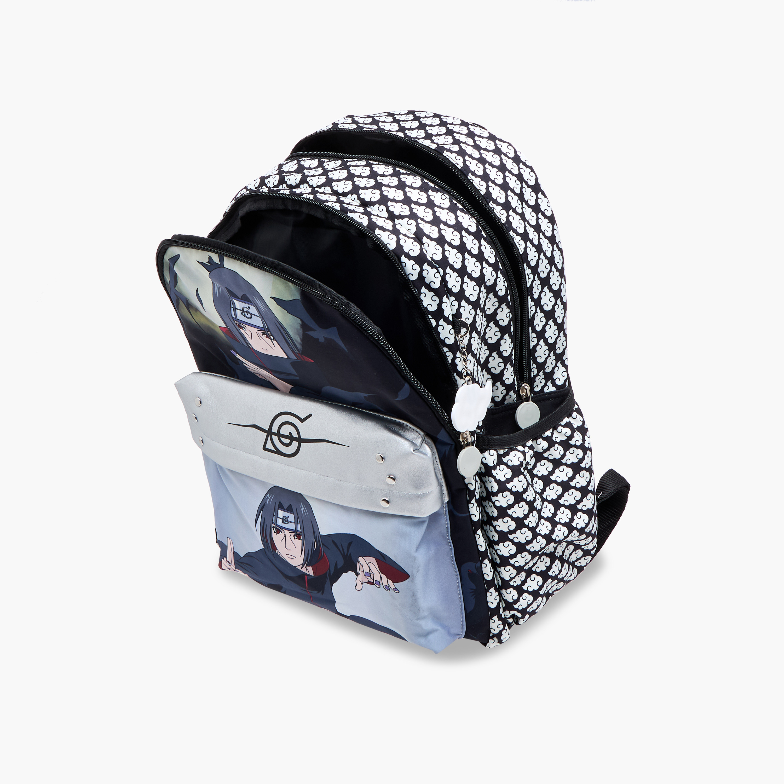 TV Tokyo Naruto Print Backpack with Adjustable Straps and Zip Closure - 16 inches-school-bagsandbackpacks-backpacks-image-9