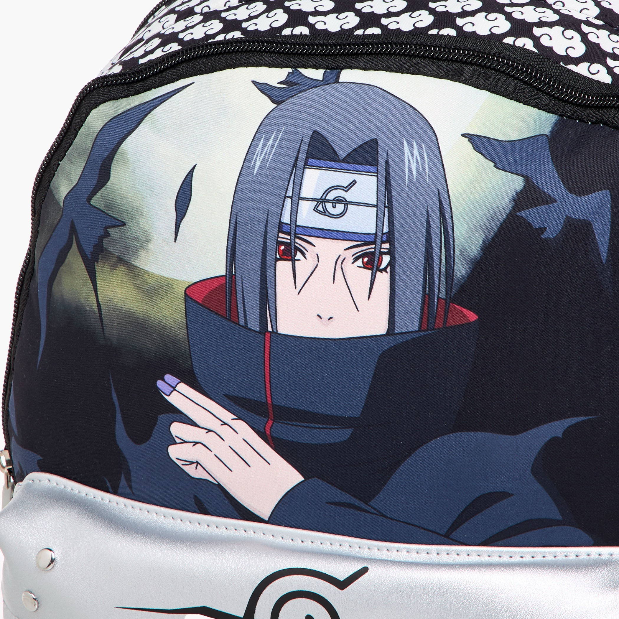 TV Tokyo Naruto Print Trolley Backpack with Retractable Handle - 16 inches-school-bagsandbackpacks-trolleybags-image-13