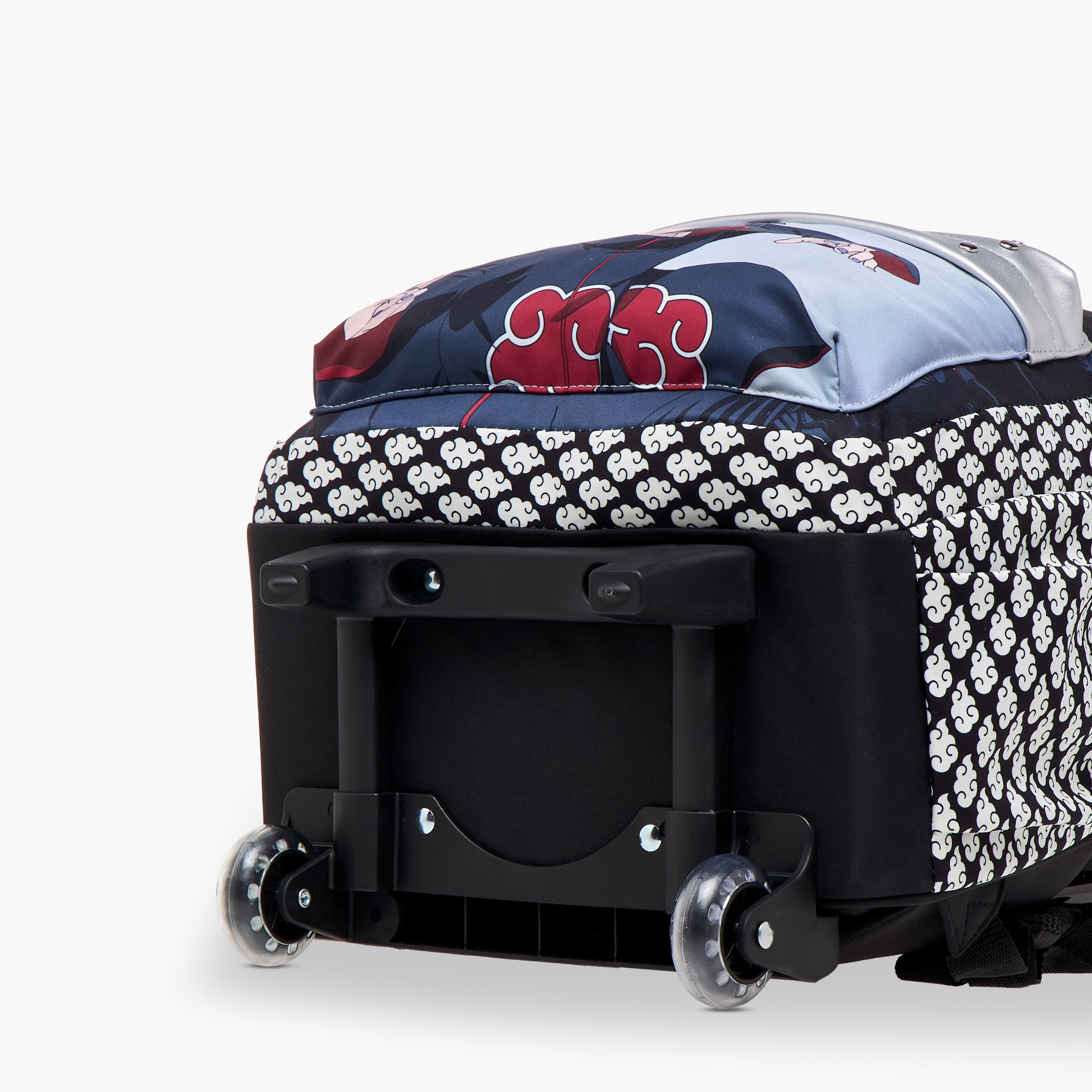 TV Tokyo Naruto Print Trolley Backpack with Retractable Handle - 16 inches-school-bagsandbackpacks-trolleybags-image-17