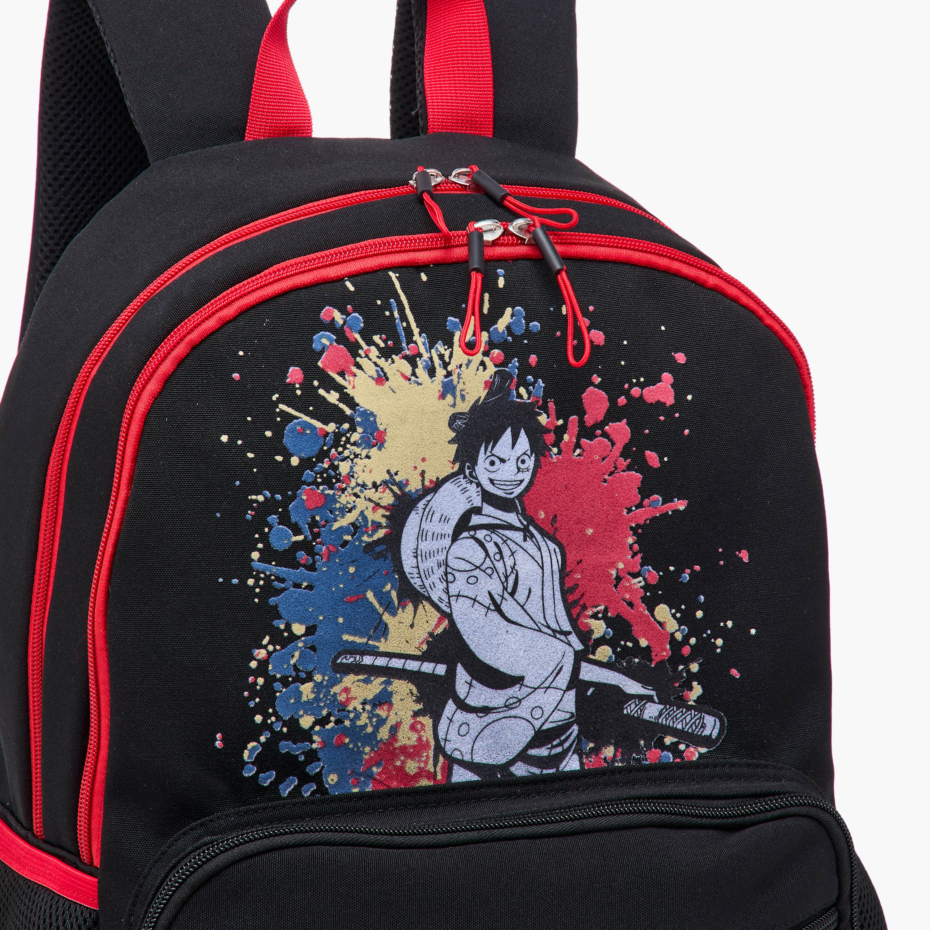 Toei Animation One Piece Print Backpack with Adjustable Straps and Zip Closure- 16 inch-school-bagsandbackpacks-backpacks-image-10