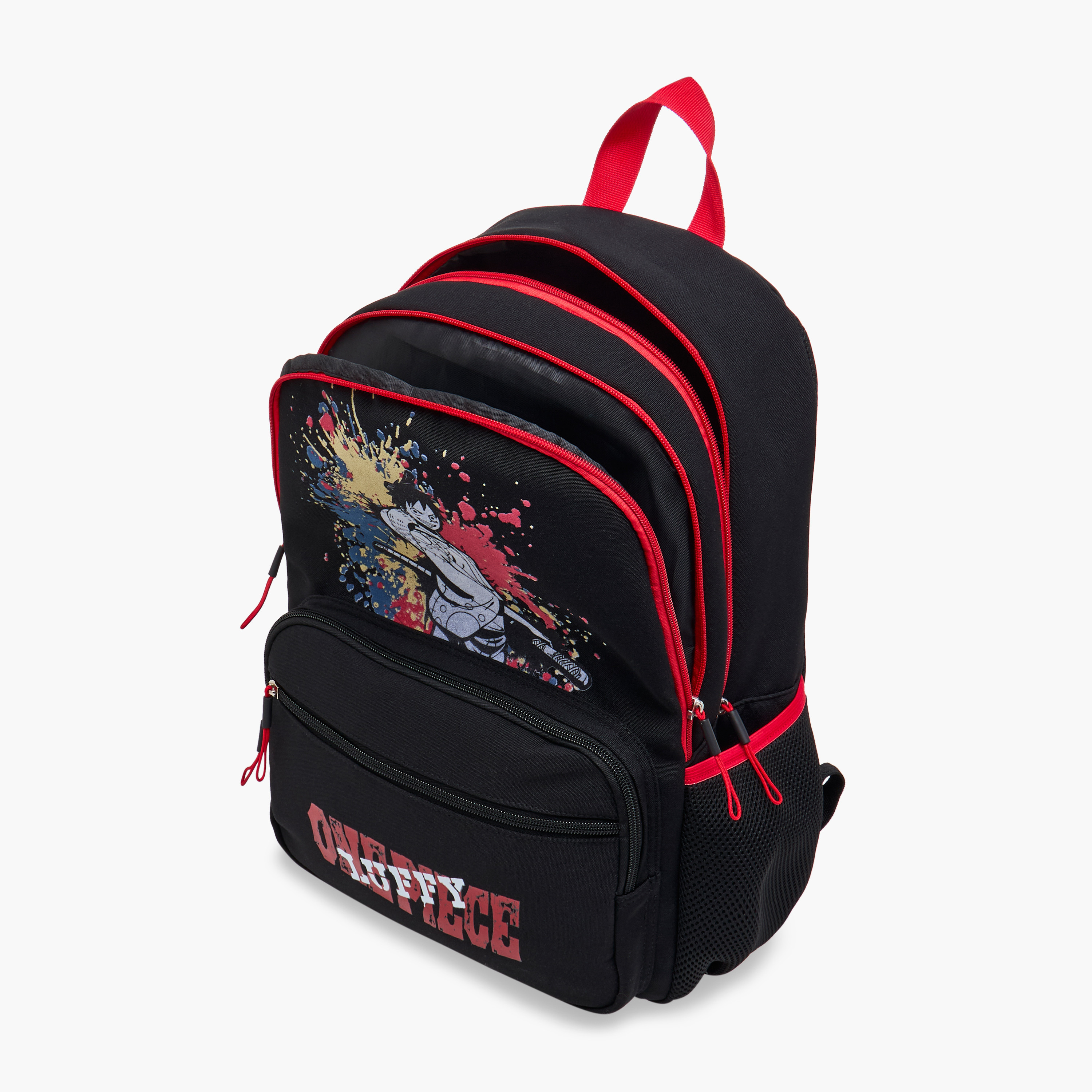 Toei Animation One Piece Print Backpack with Adjustable Straps and Zip Closure- 16 inch-school-bagsandbackpacks-backpacks-image-11