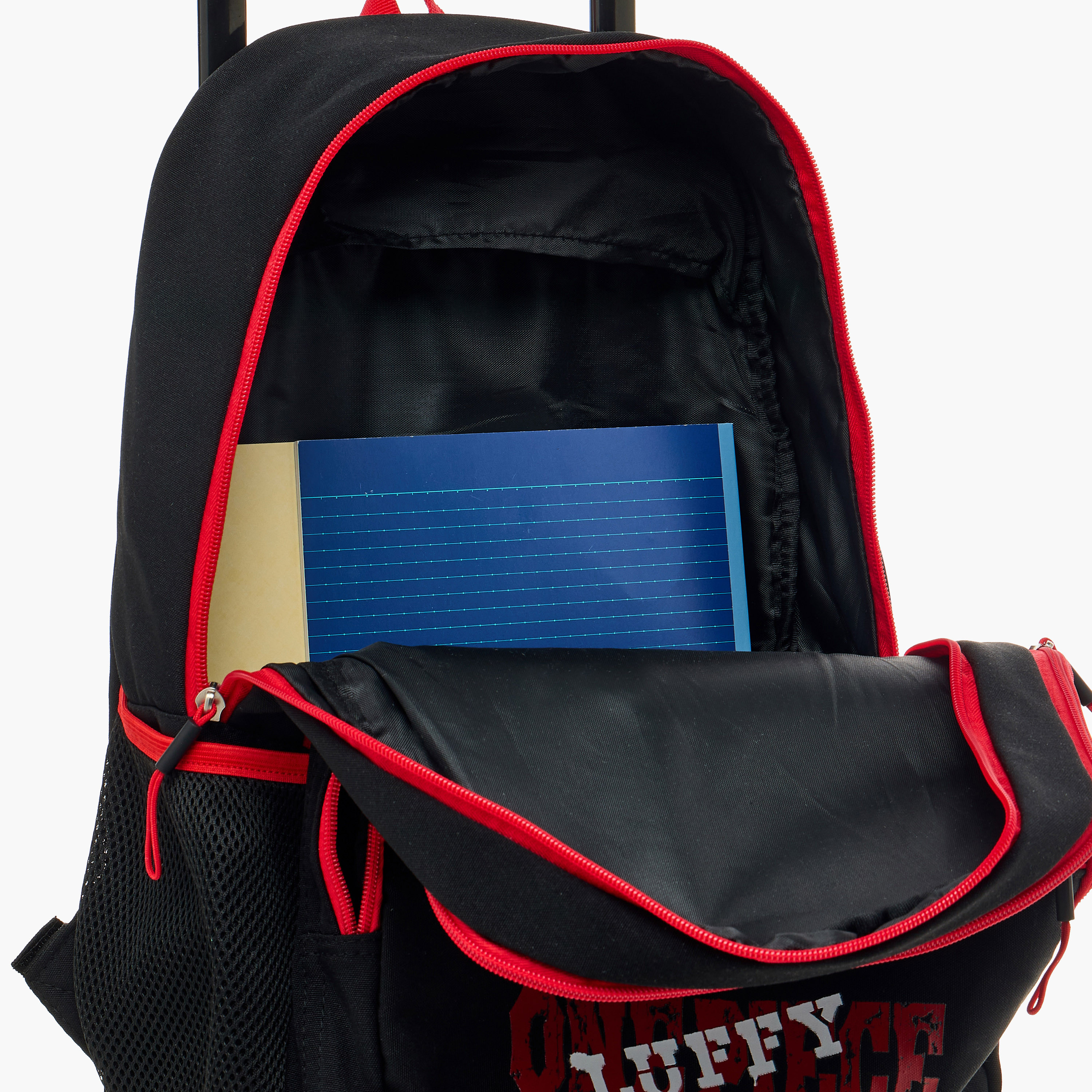 Toei Animation One Piece Print Trolley Backpack with Retractable Handle - 16 inches-school-bagsandbackpacks-trolleybags-image-15