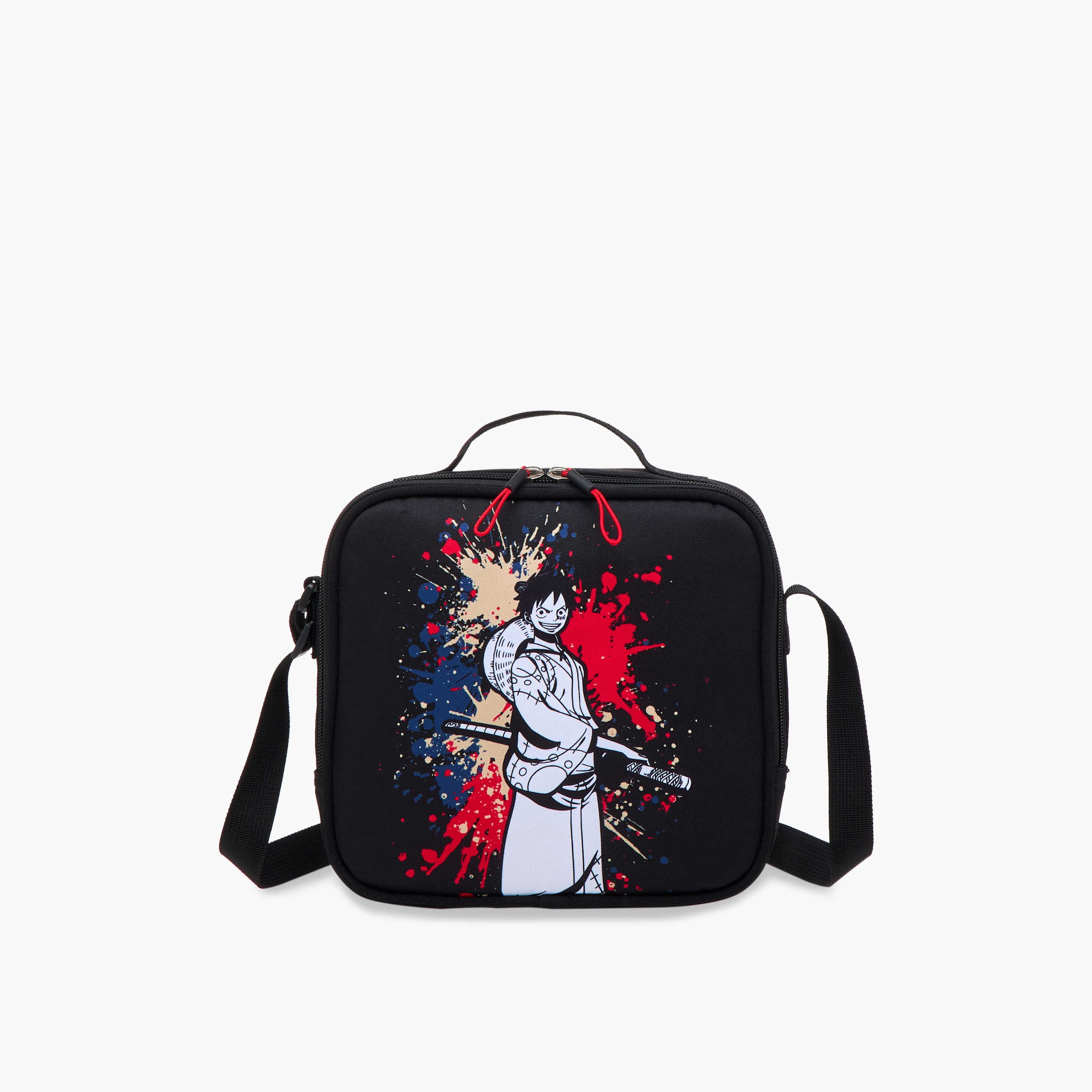 One Piece Print Lunch Bag with Zip Closure-school-lunchessentials-lunchbags-image-1
