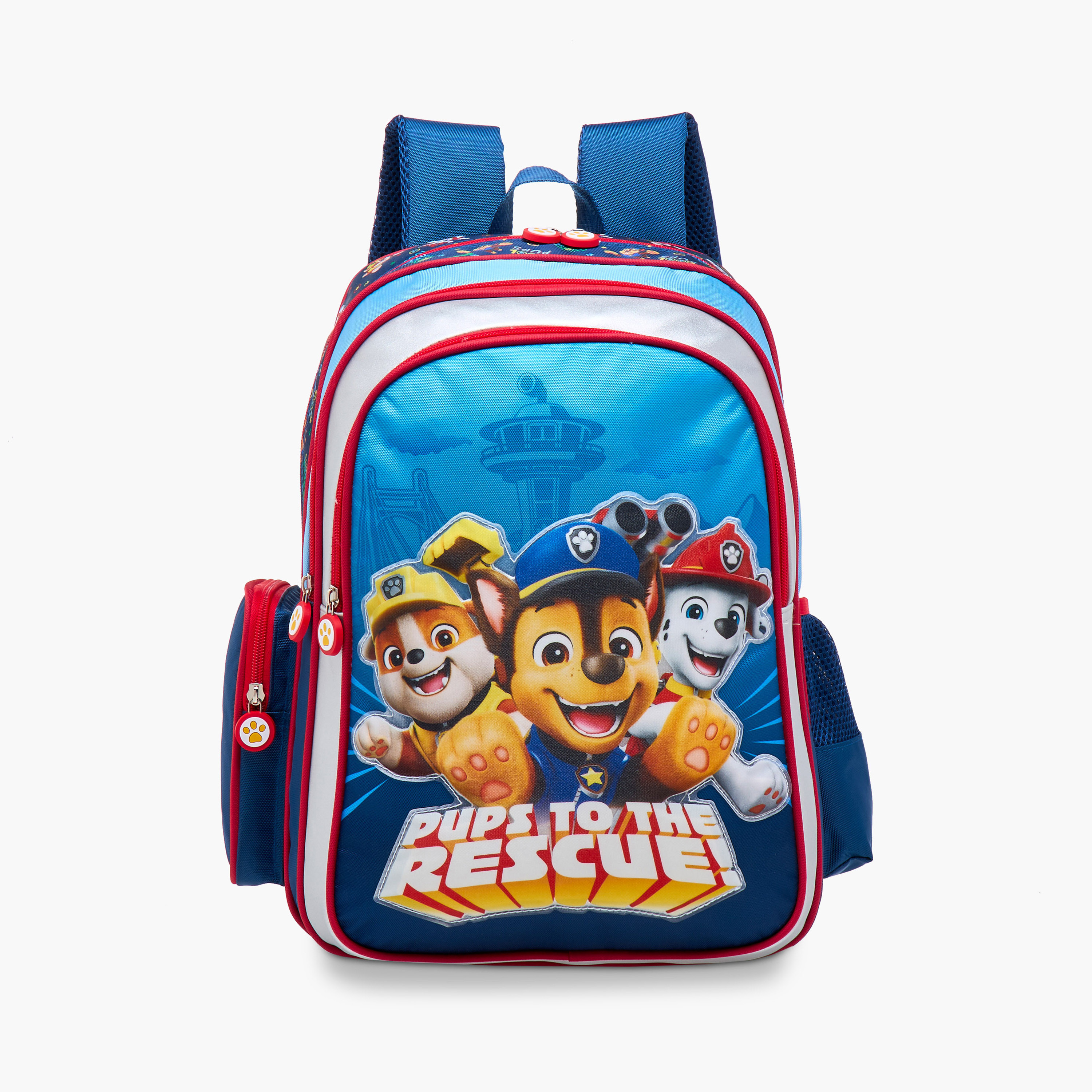 PAW Patrol Print Backpack with Adjustable Straps and Zip Closure - 16 inches-school-bagsandbackpacks-backpacks-image-1