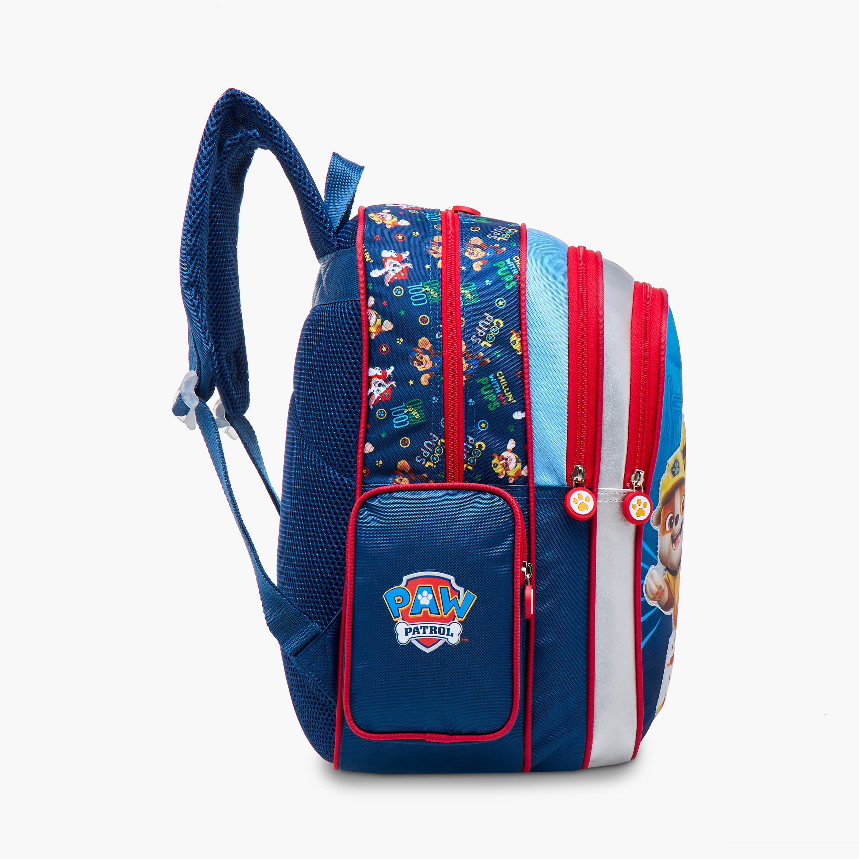 PAW Patrol Print Backpack with Adjustable Straps and Zip Closure - 16 inches-school-bagsandbackpacks-backpacks-image-3